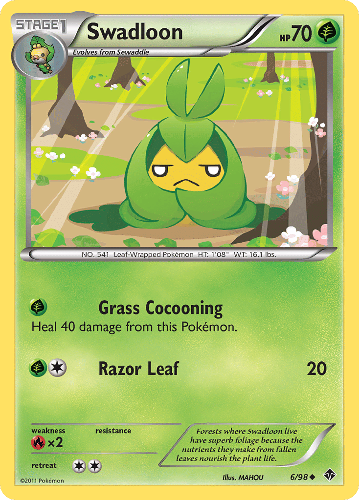 Swadloon — Emerging Powers — Pokemon