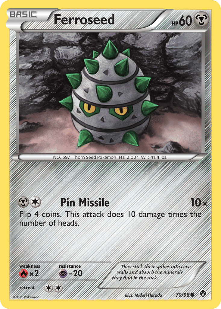 Ferroseed — Emerging Powers — Pokemon