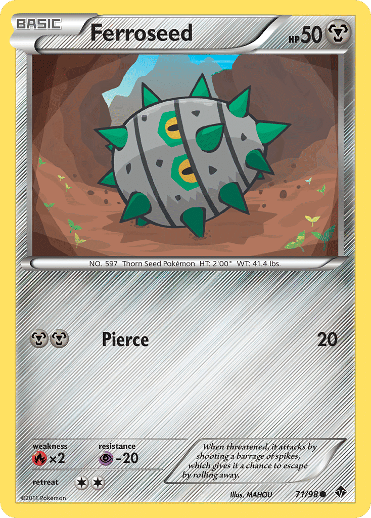 Ferroseed — Emerging Powers — Pokemon