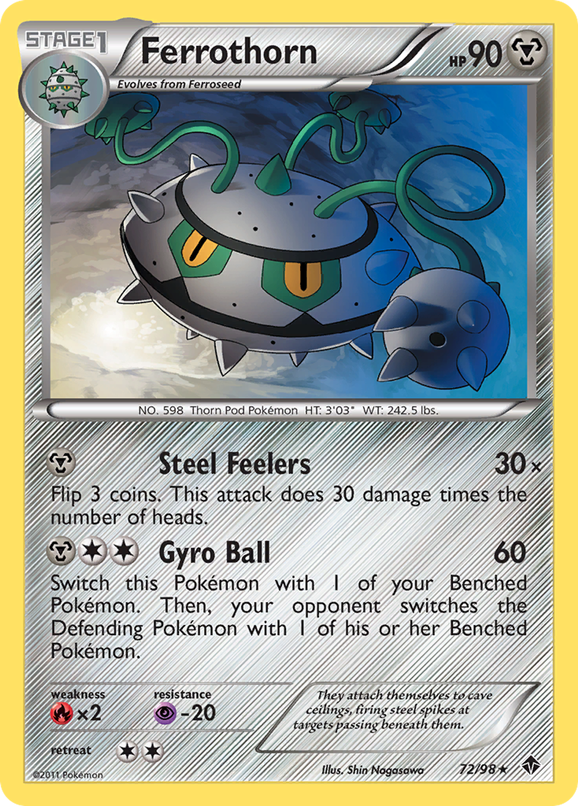 Ferrothorn — Emerging Powers — Pokemon
