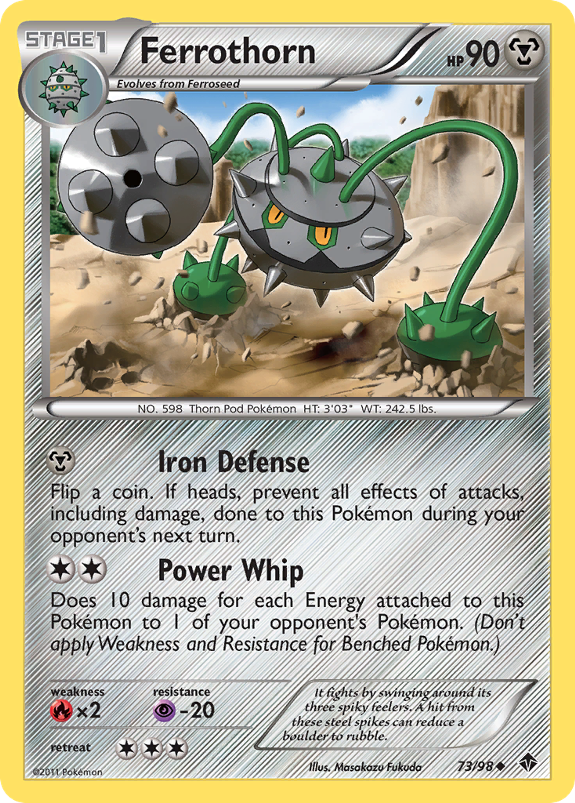 Ferrothorn — Emerging Powers — Pokemon