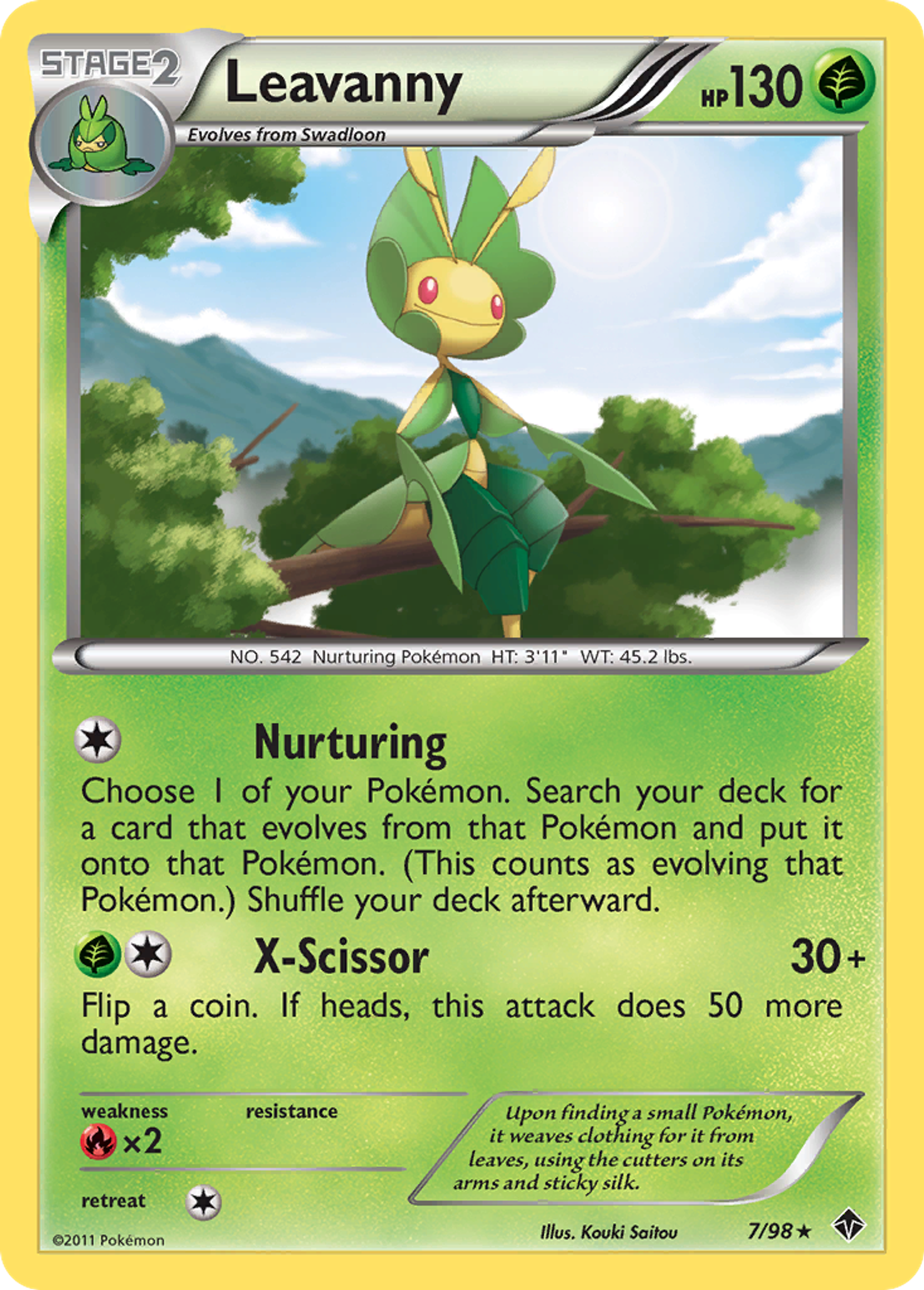 Leavanny — Emerging Powers — Pokemon