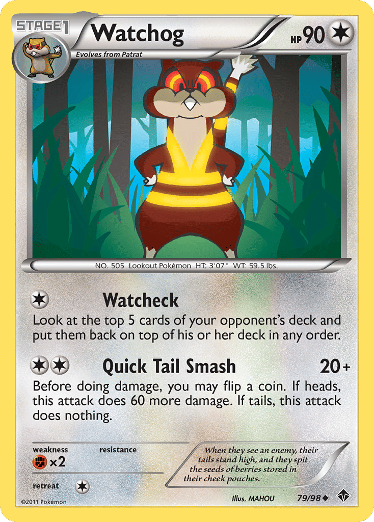 Watchog — Emerging Powers — Pokemon