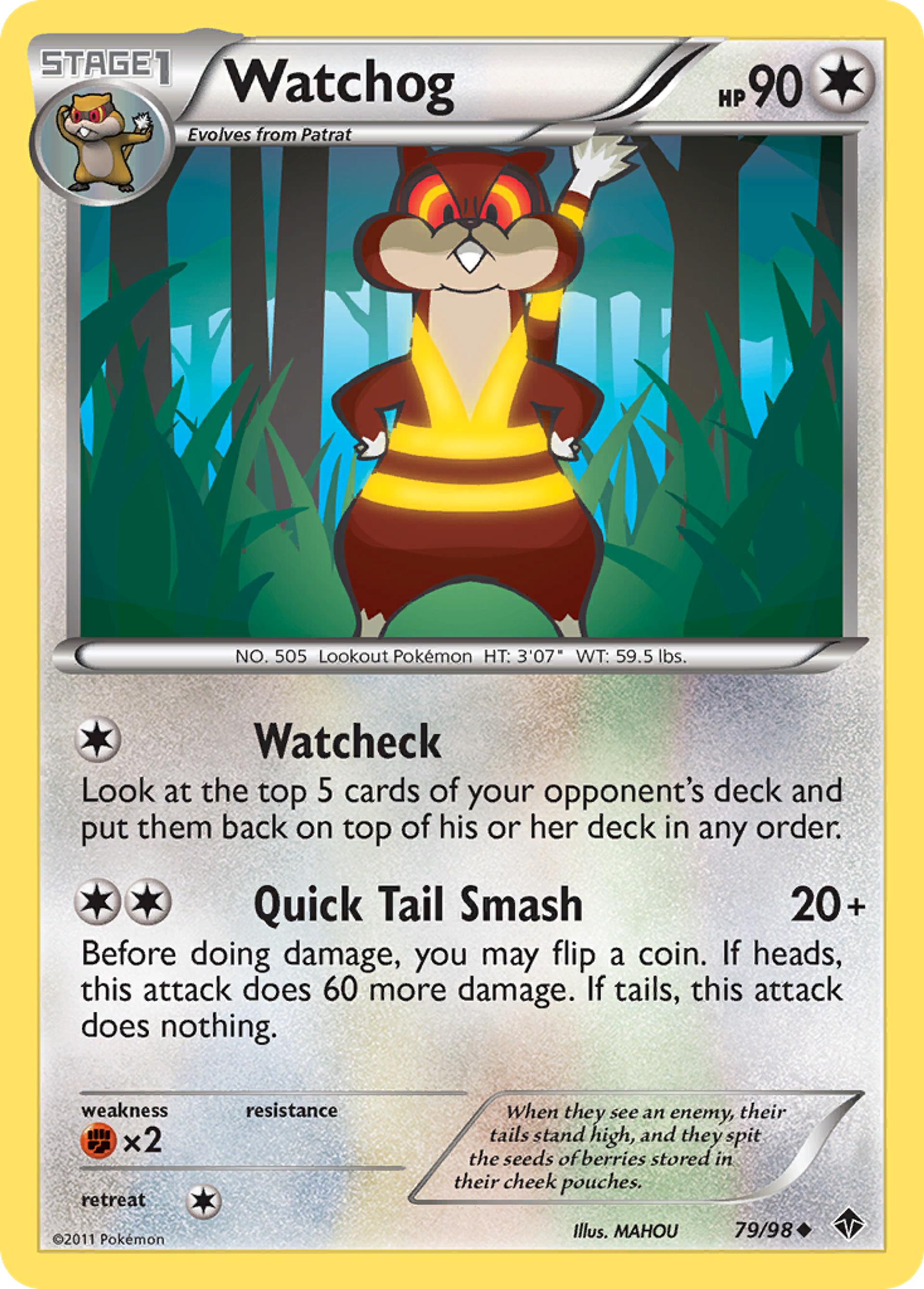 Watchog — Emerging Powers — Pokemon