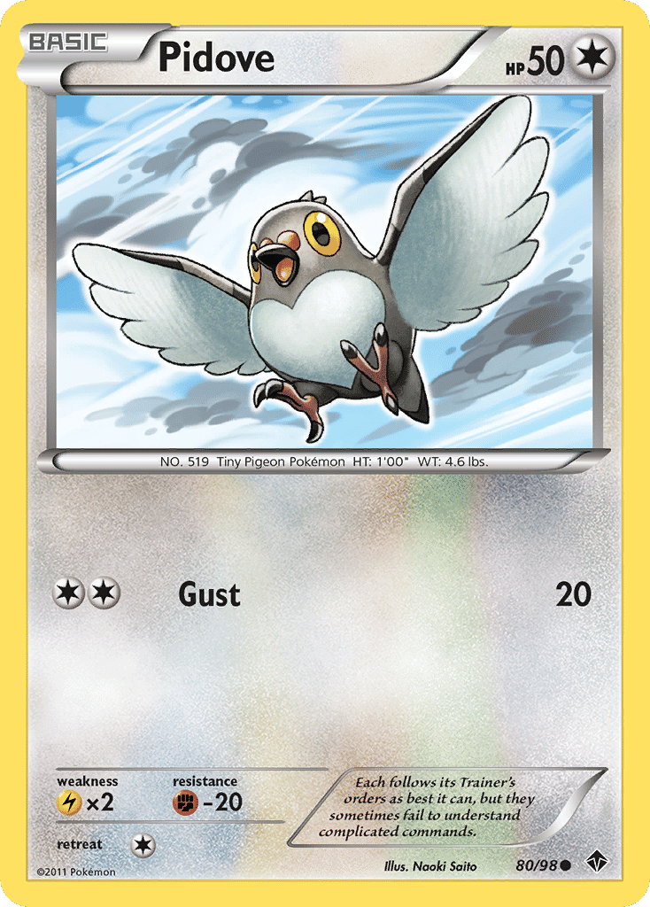 Pidove — Emerging Powers — Pokemon