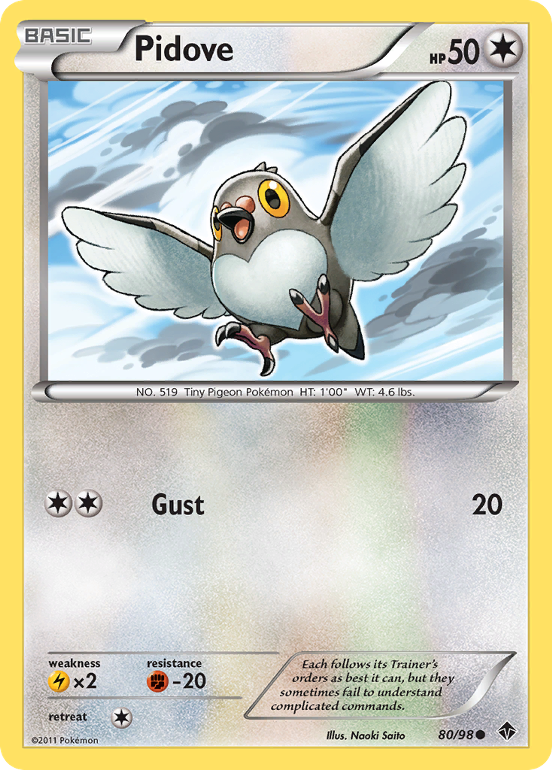 Pidove — Emerging Powers — Pokemon