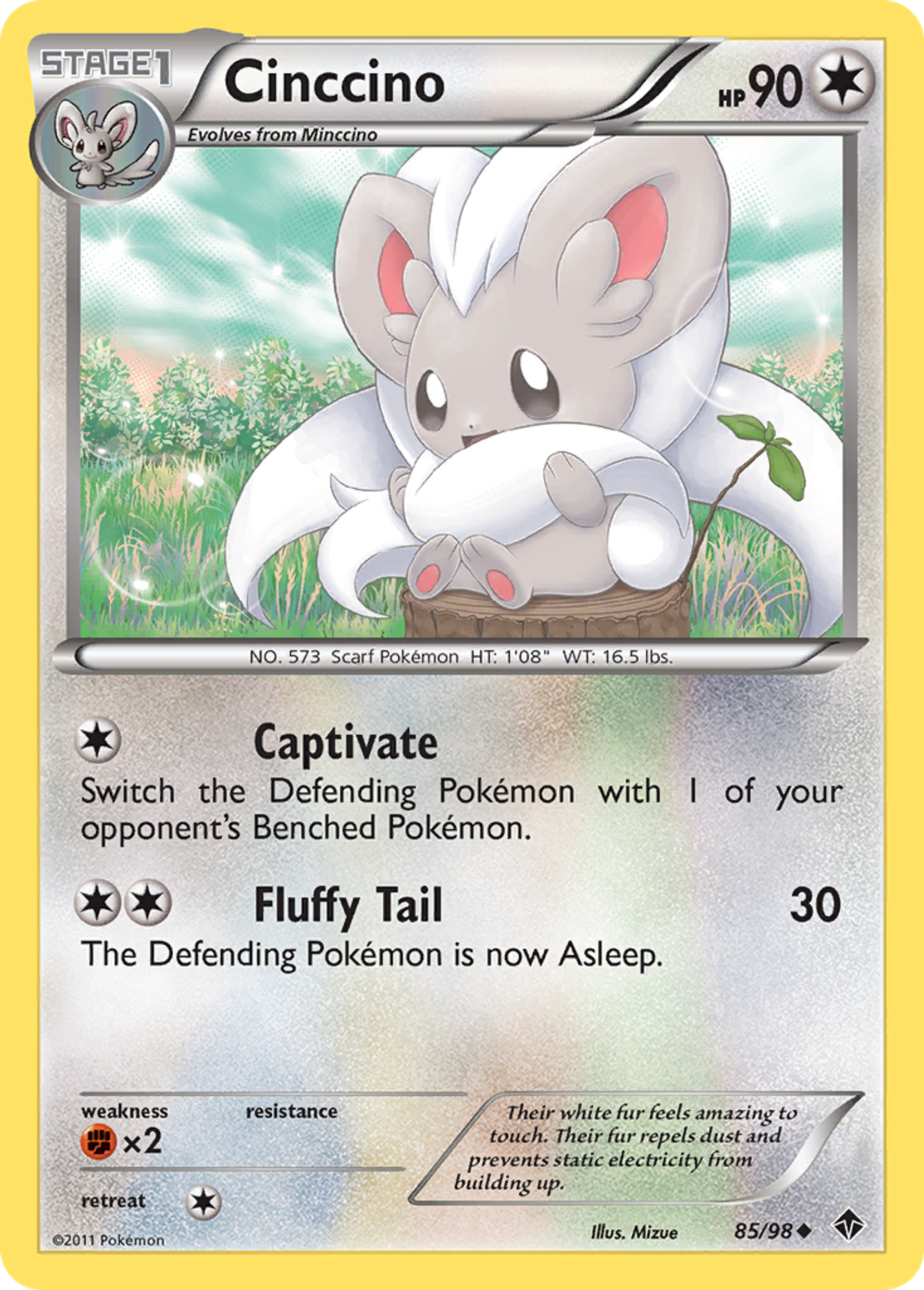 Cinccino — Emerging Powers — Pokemon