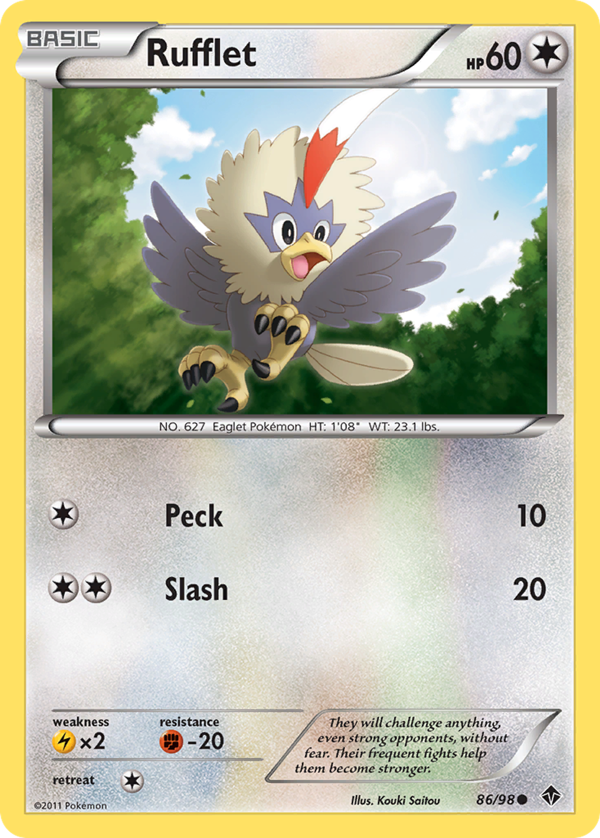 Rufflet — Emerging Powers — Pokemon