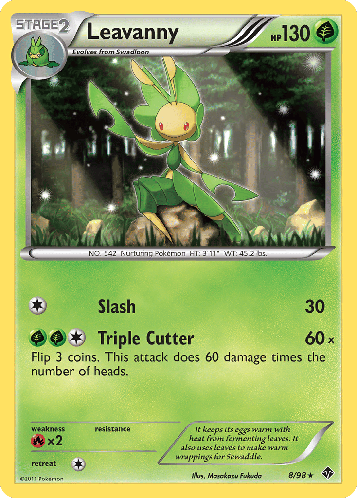 Leavanny — Emerging Powers — Pokemon