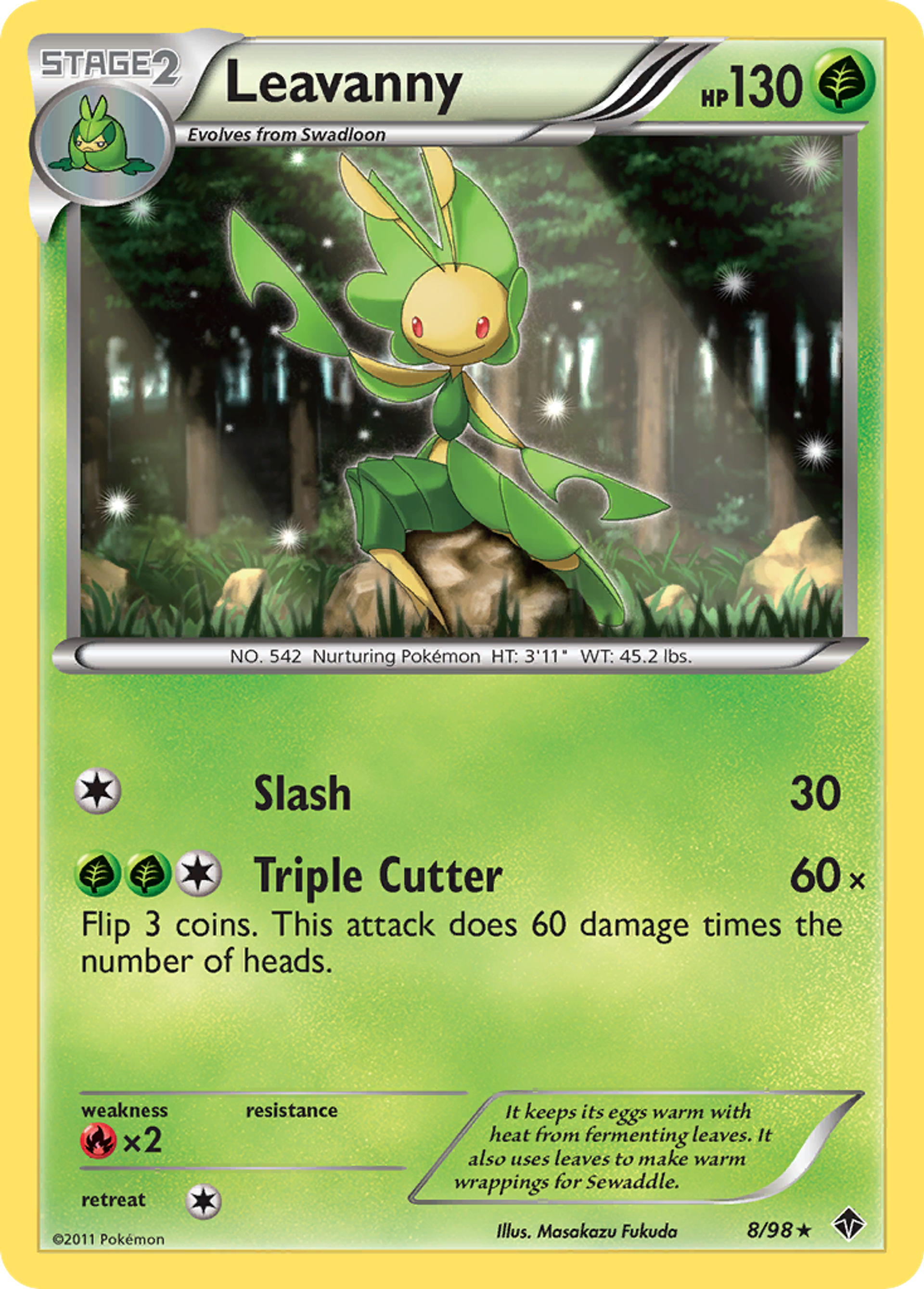 Leavanny — Emerging Powers — Pokemon