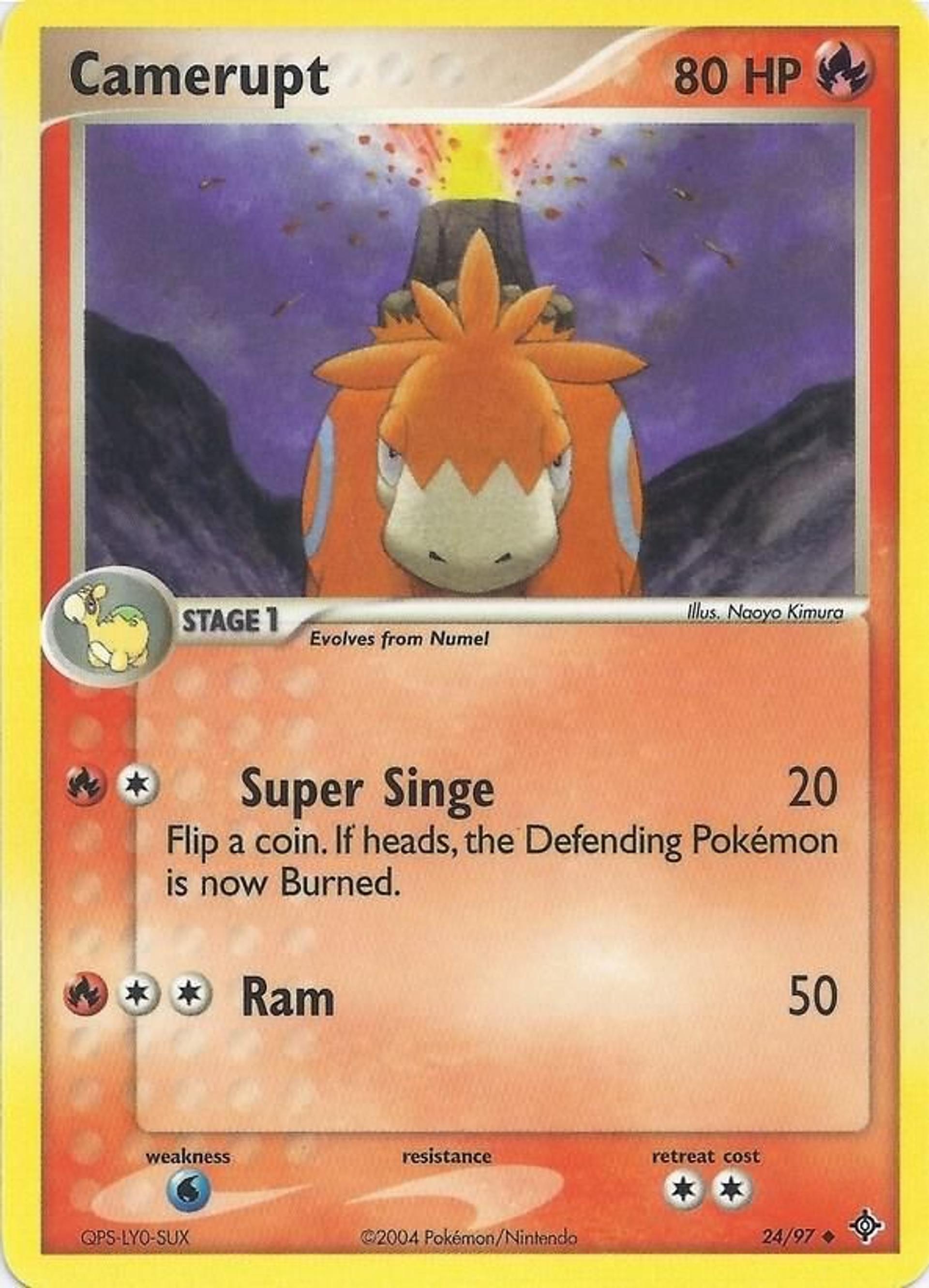 Camerupt — EX Battle Stadium — Pokemon