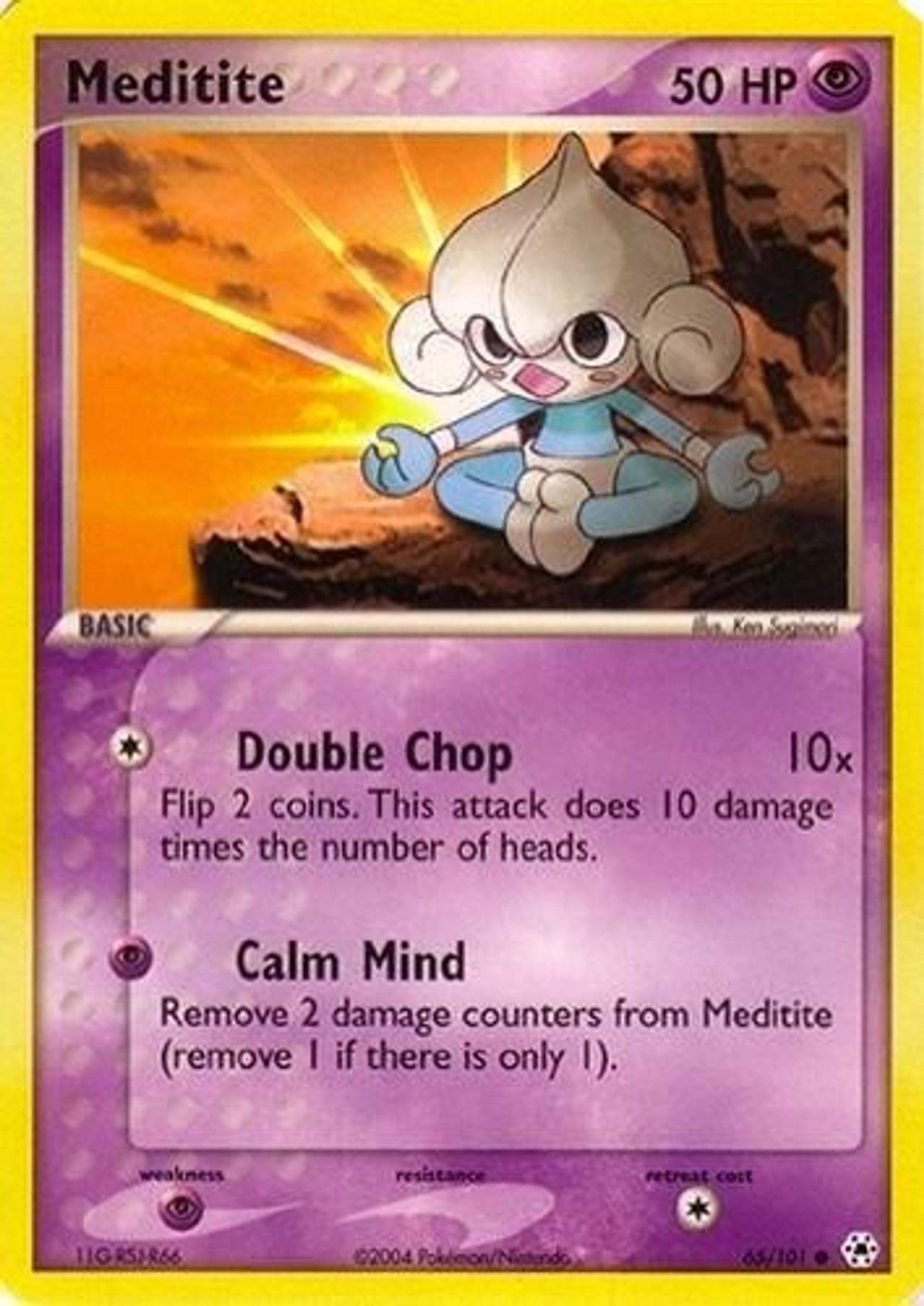 Meditite — EX Battle Stadium — Pokemon