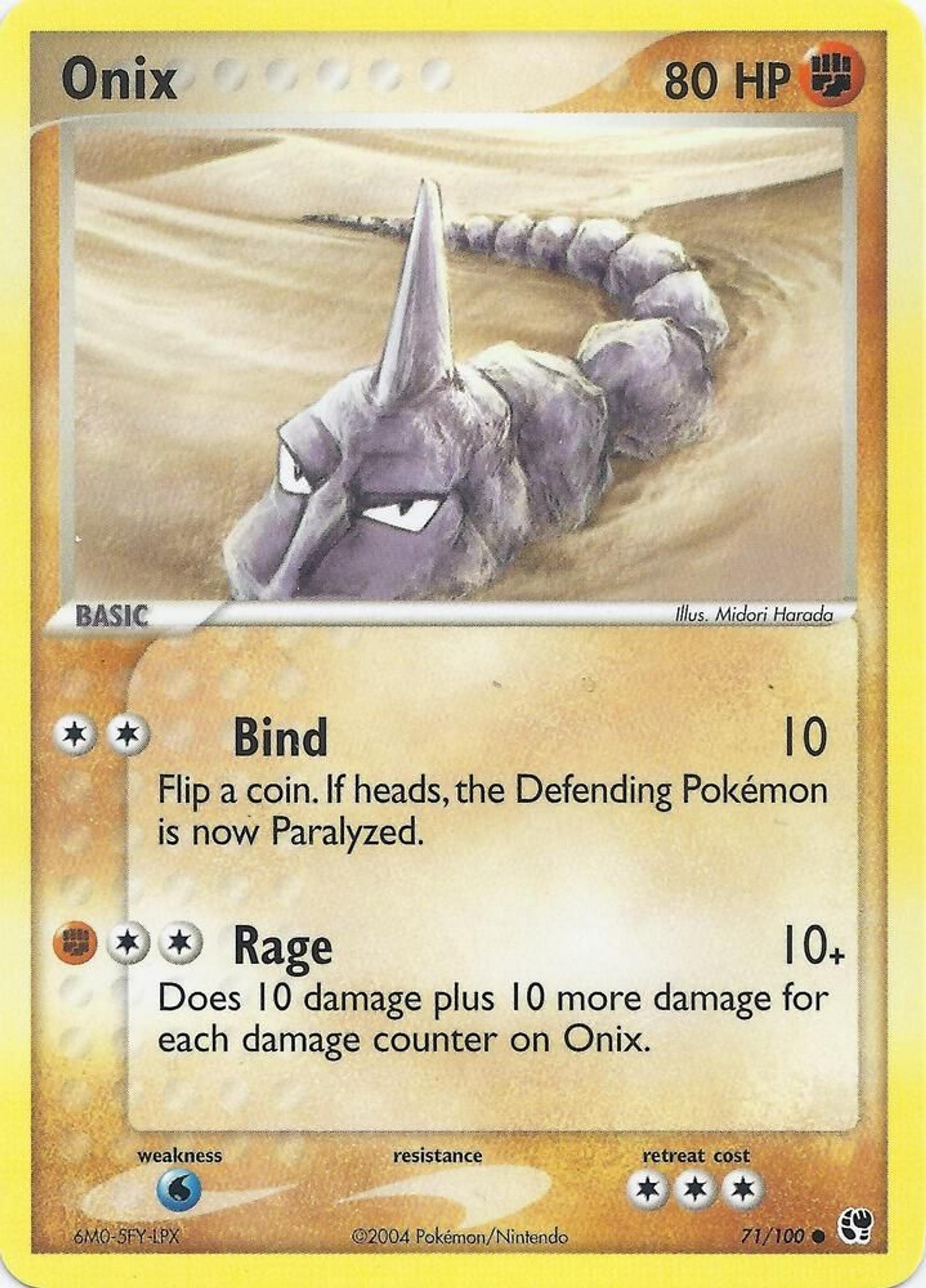 Onix — EX Battle Stadium — Pokemon