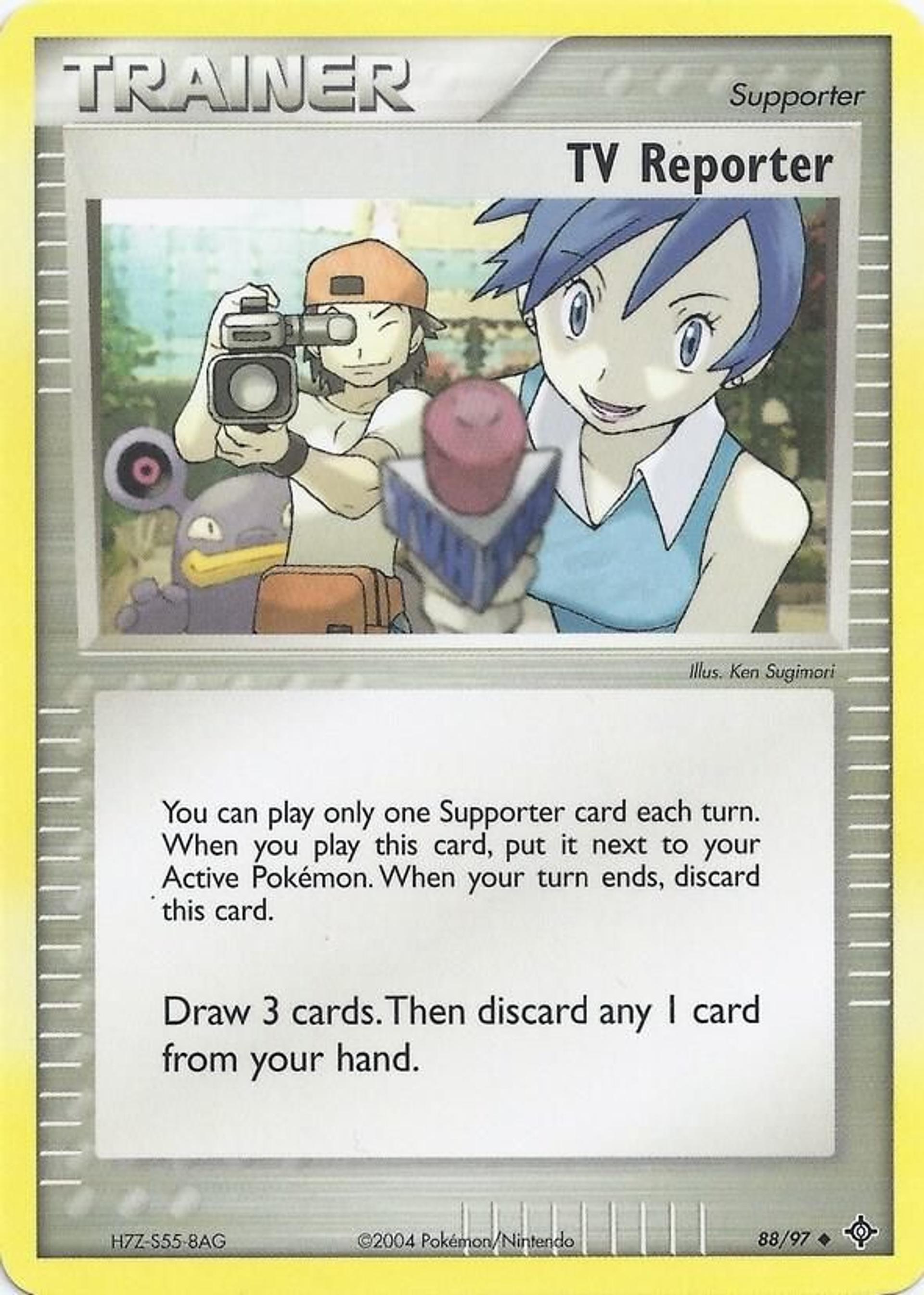 TV Reporter — EX Battle Stadium — Pokemon