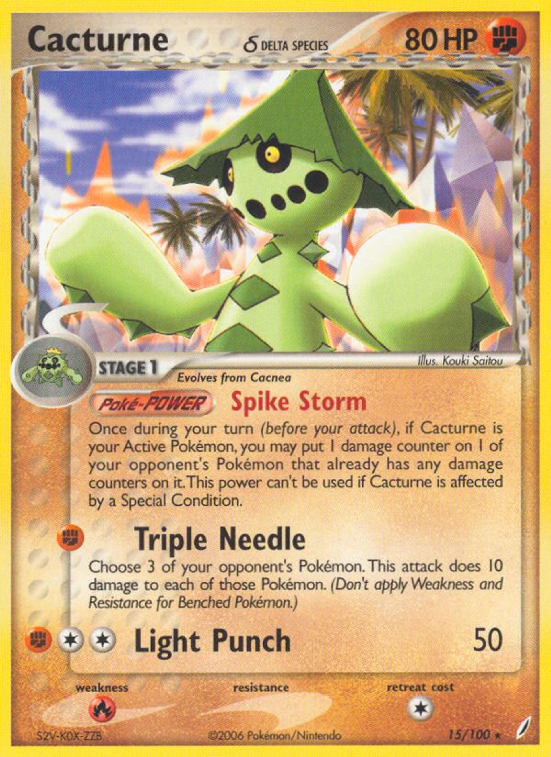 Cacturne — EX Crystal Guardians — Pokémon