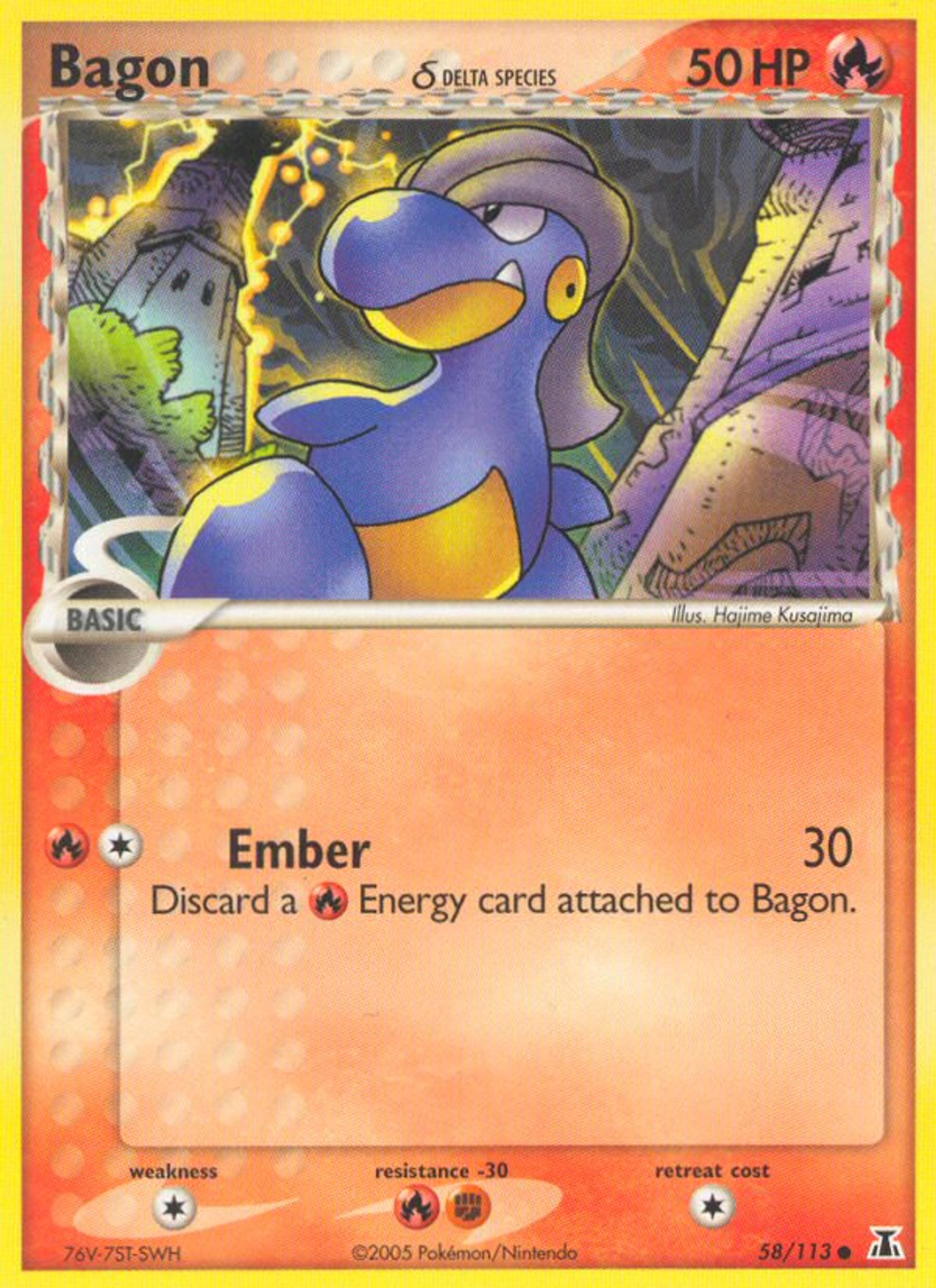 Bagon — EX Delta Species — Pokémon