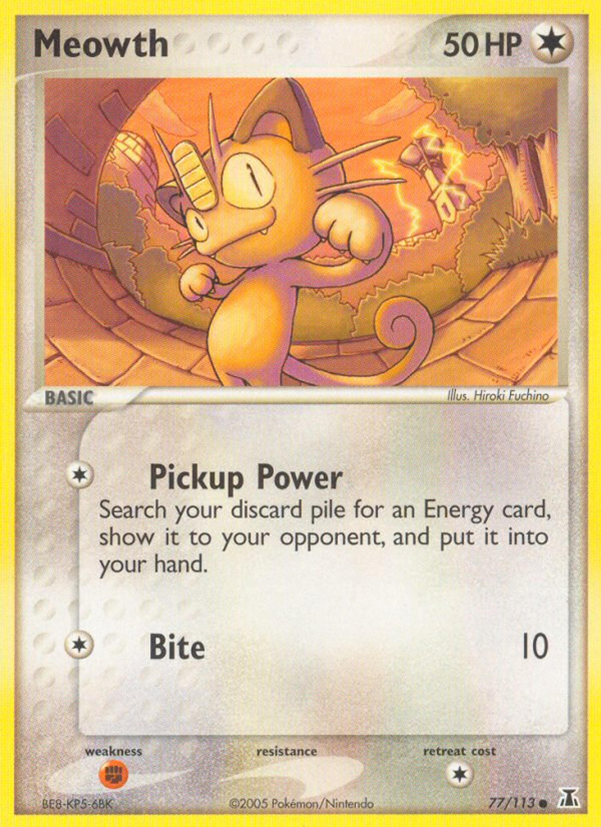 Meowth — EX Delta Species — Pokémon