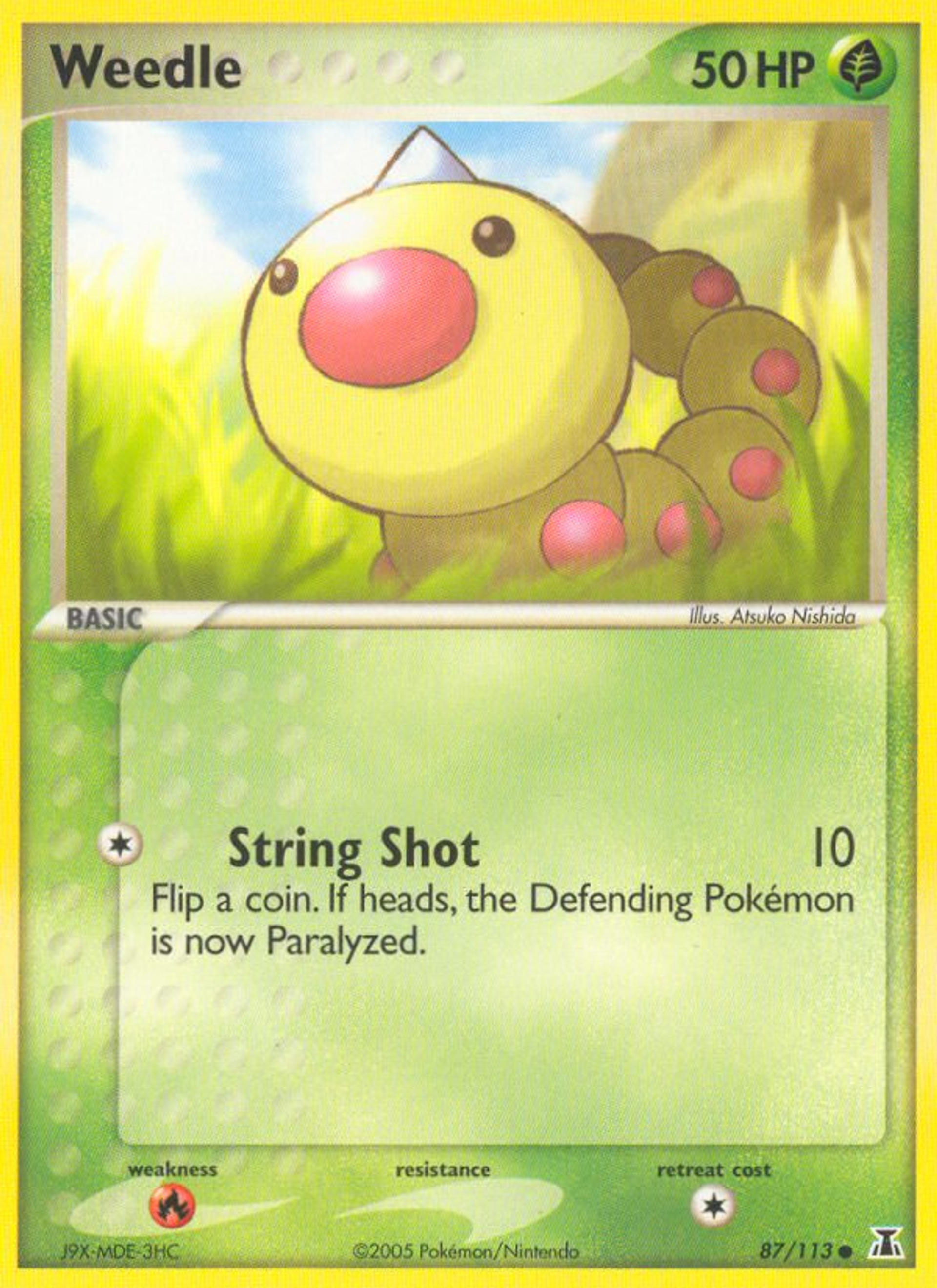 Weedle — EX Delta Species — Pokémon