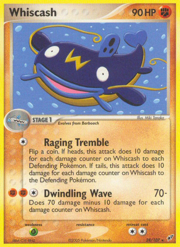 Whiscash — EX Deoxys — Pokemon
