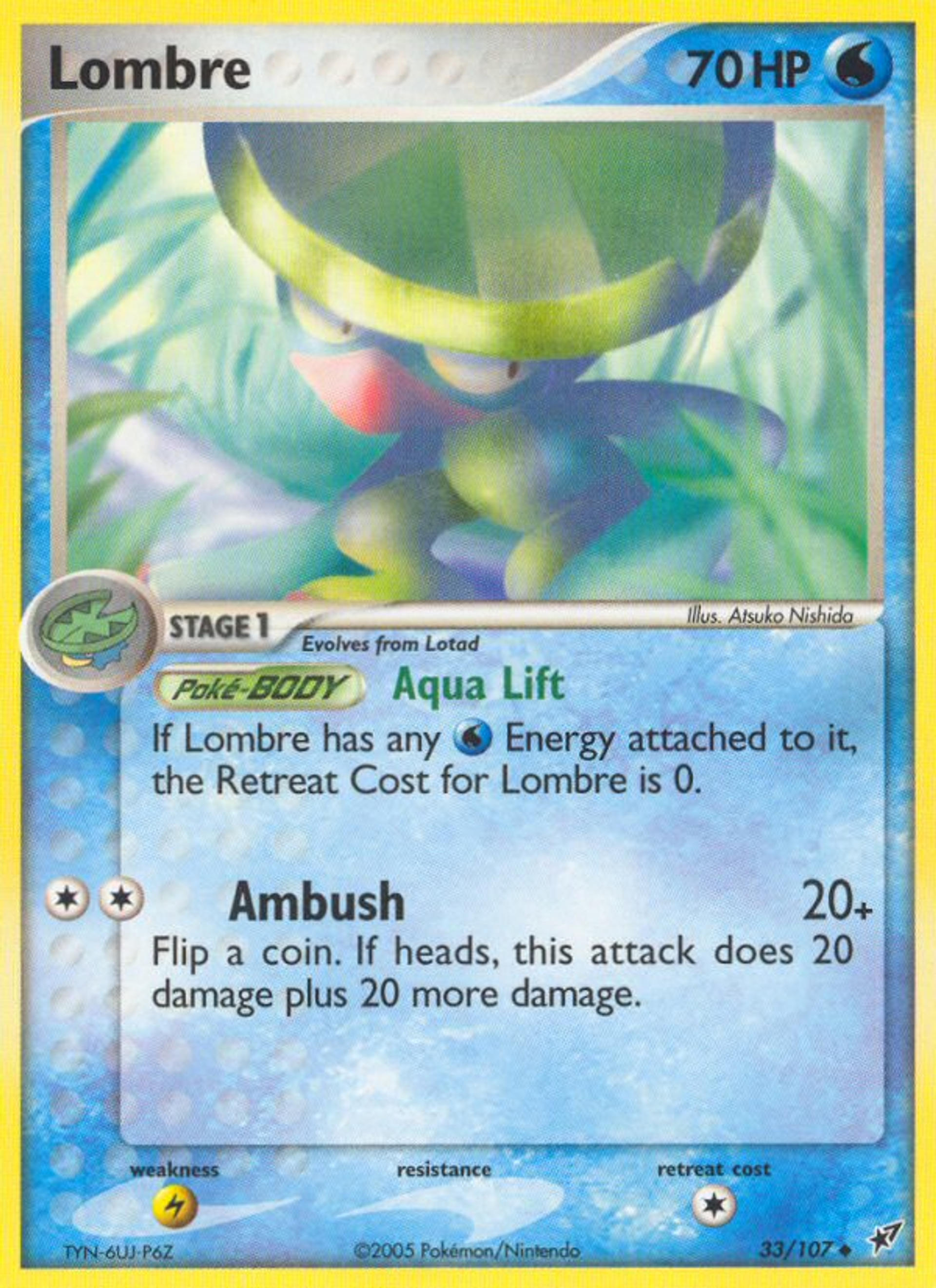 Lombre — EX Deoxys — Pokémon