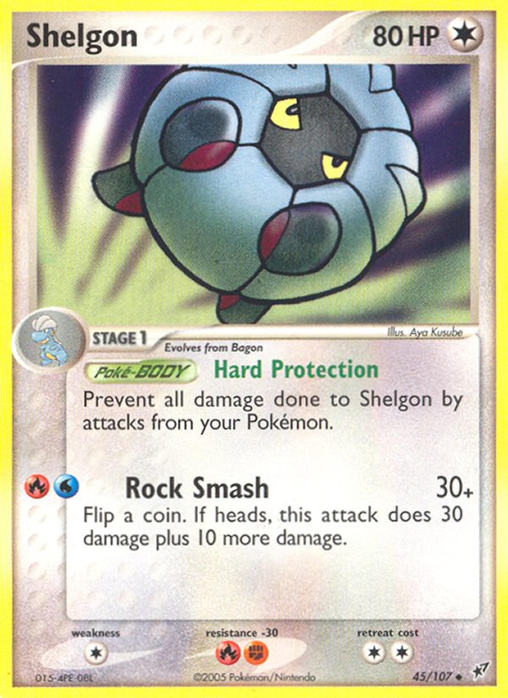 Shelgon — EX Deoxys — Pokémon
