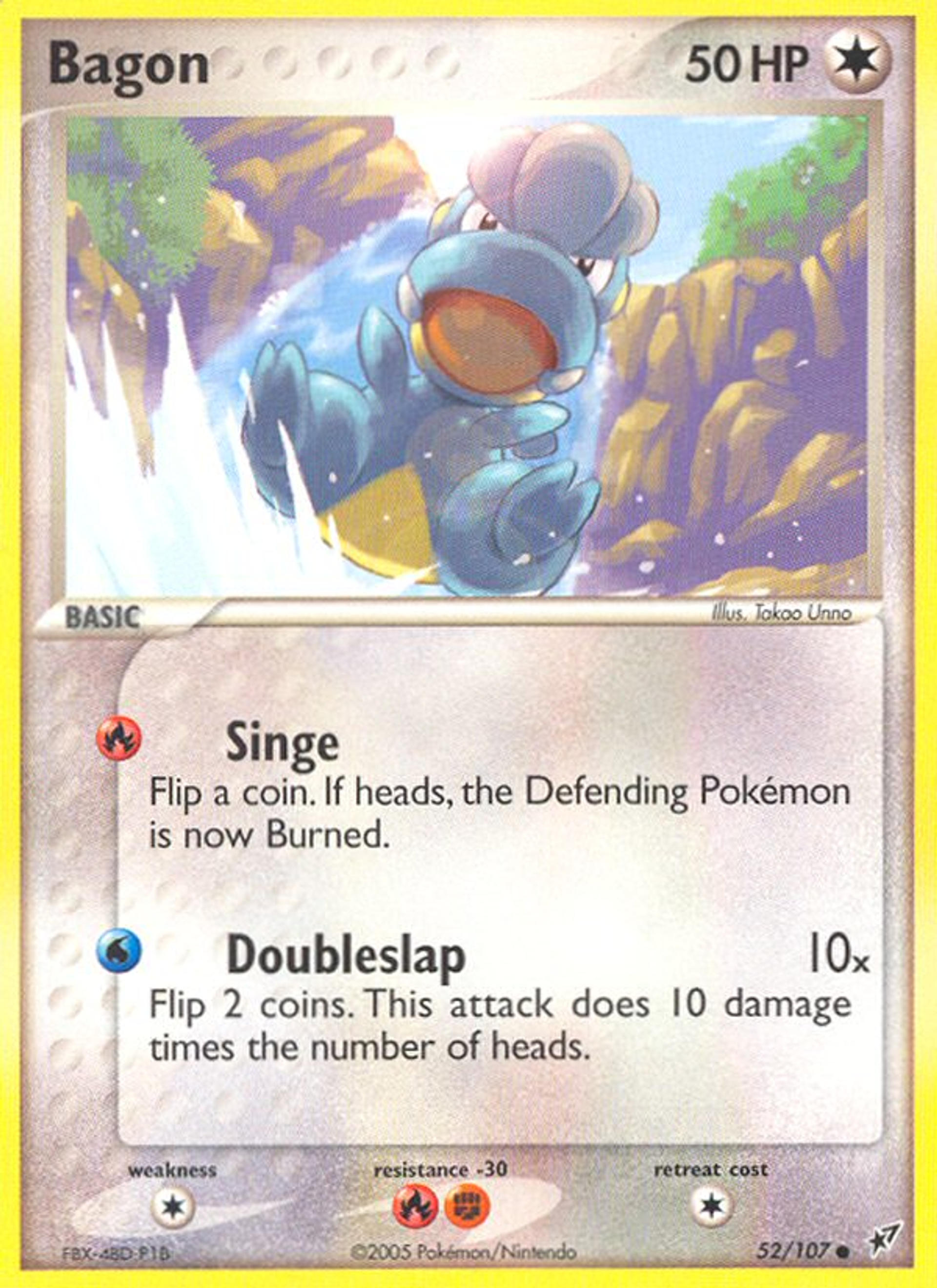 Bagon — EX Deoxys — Pokémon