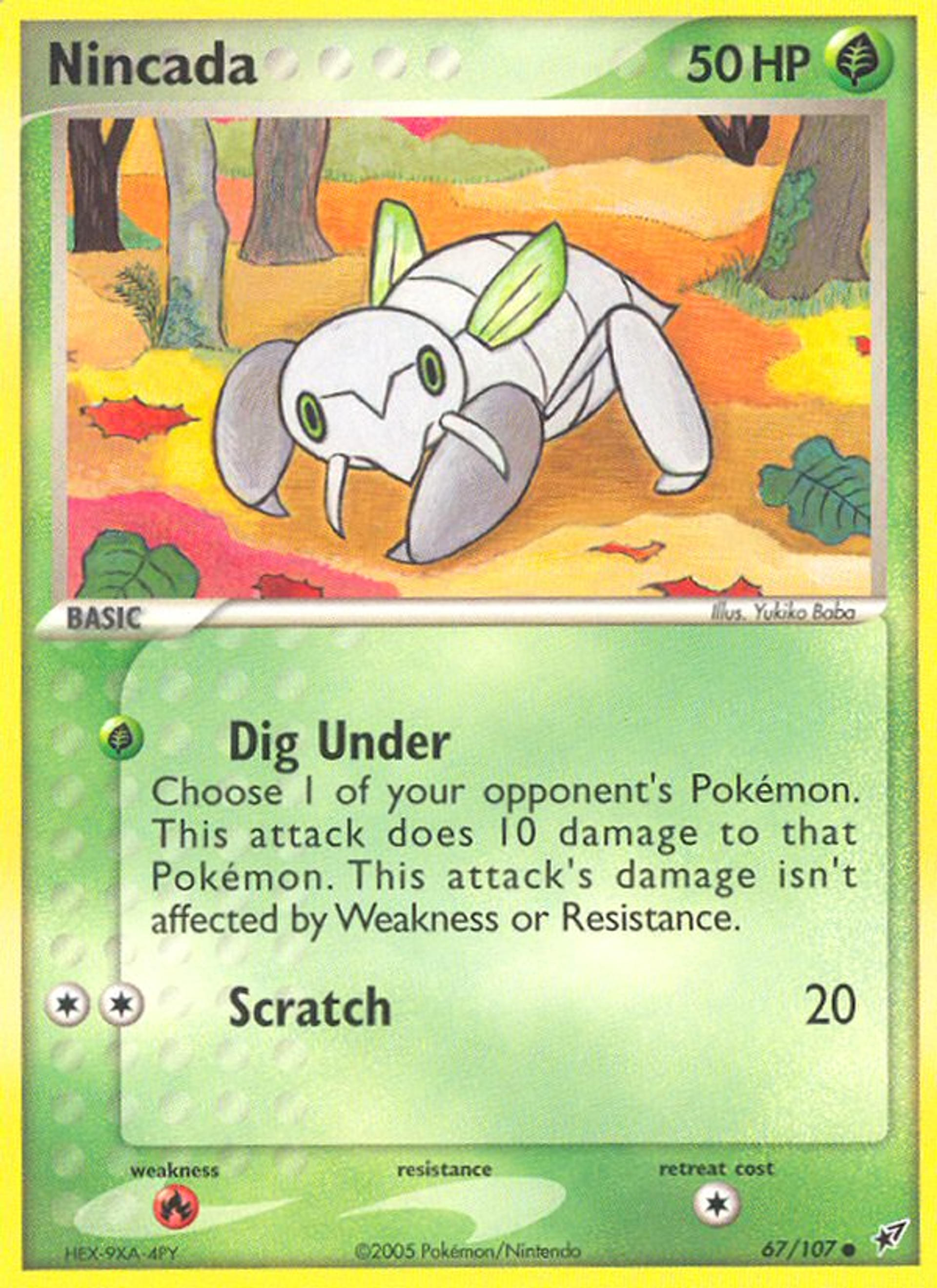 Nincada — EX Deoxys — Pokémon