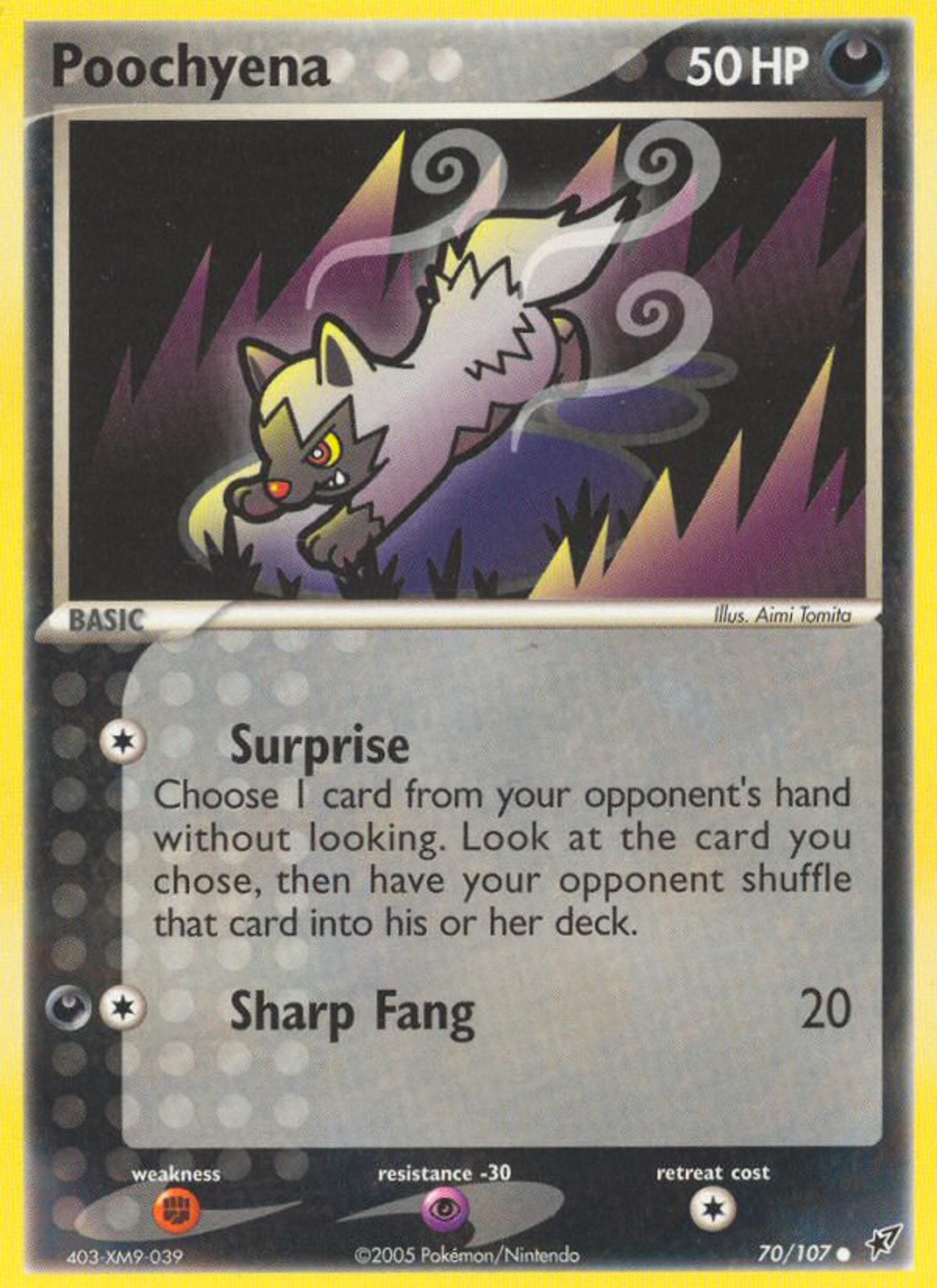 Poochyena — EX Deoxys — Pokémon