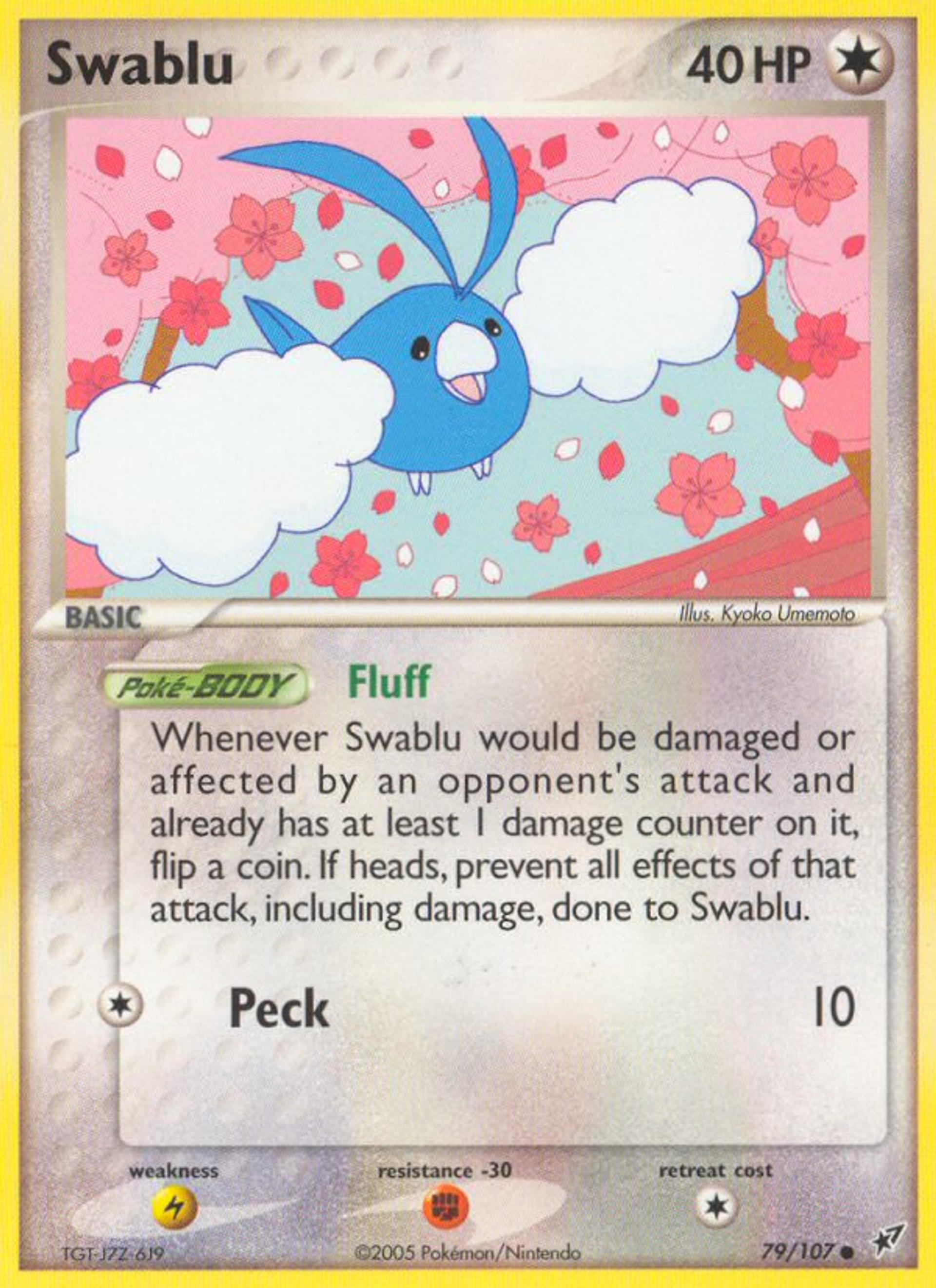 Swablu — EX Deoxys — Pokémon