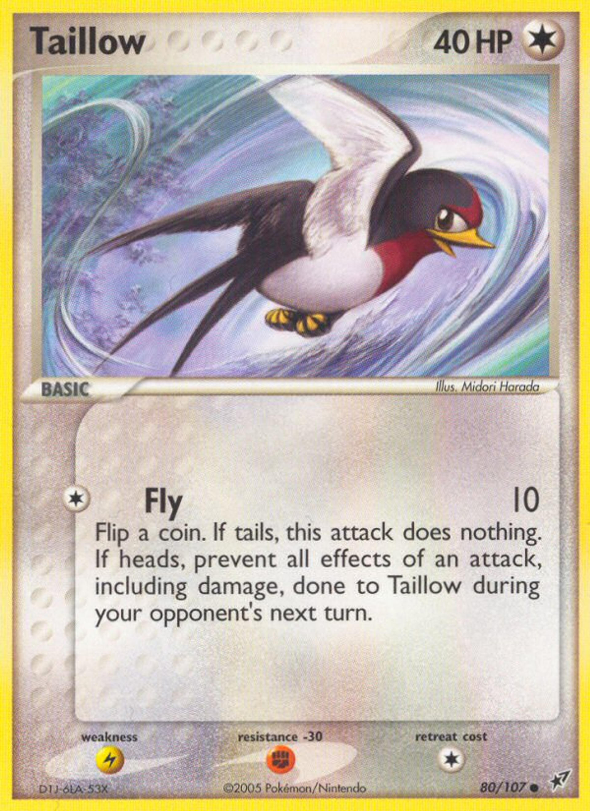 Taillow — EX Deoxys — Pokémon