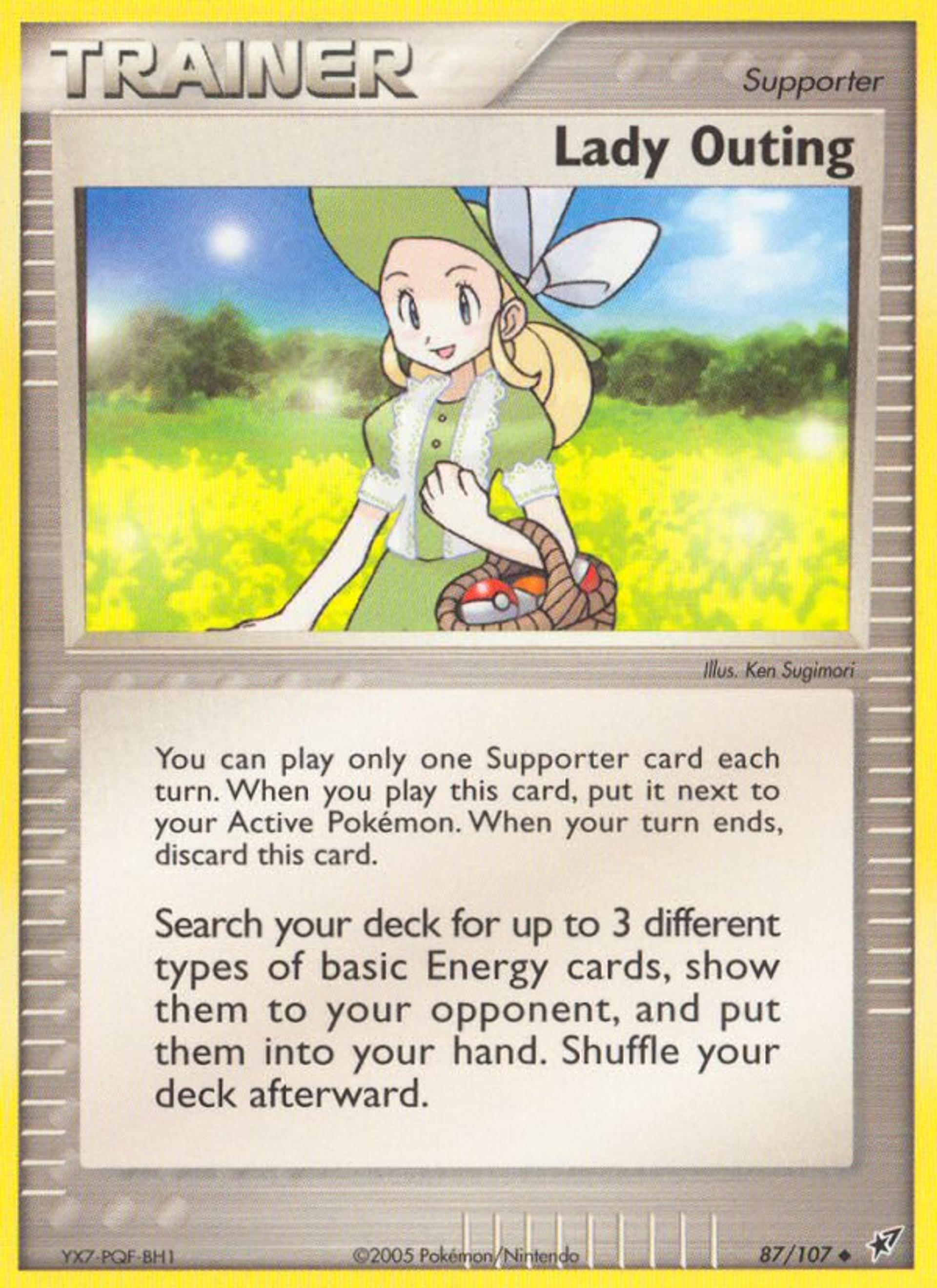 Mademoiselle Sortie — EX Deoxys — Pokémon
