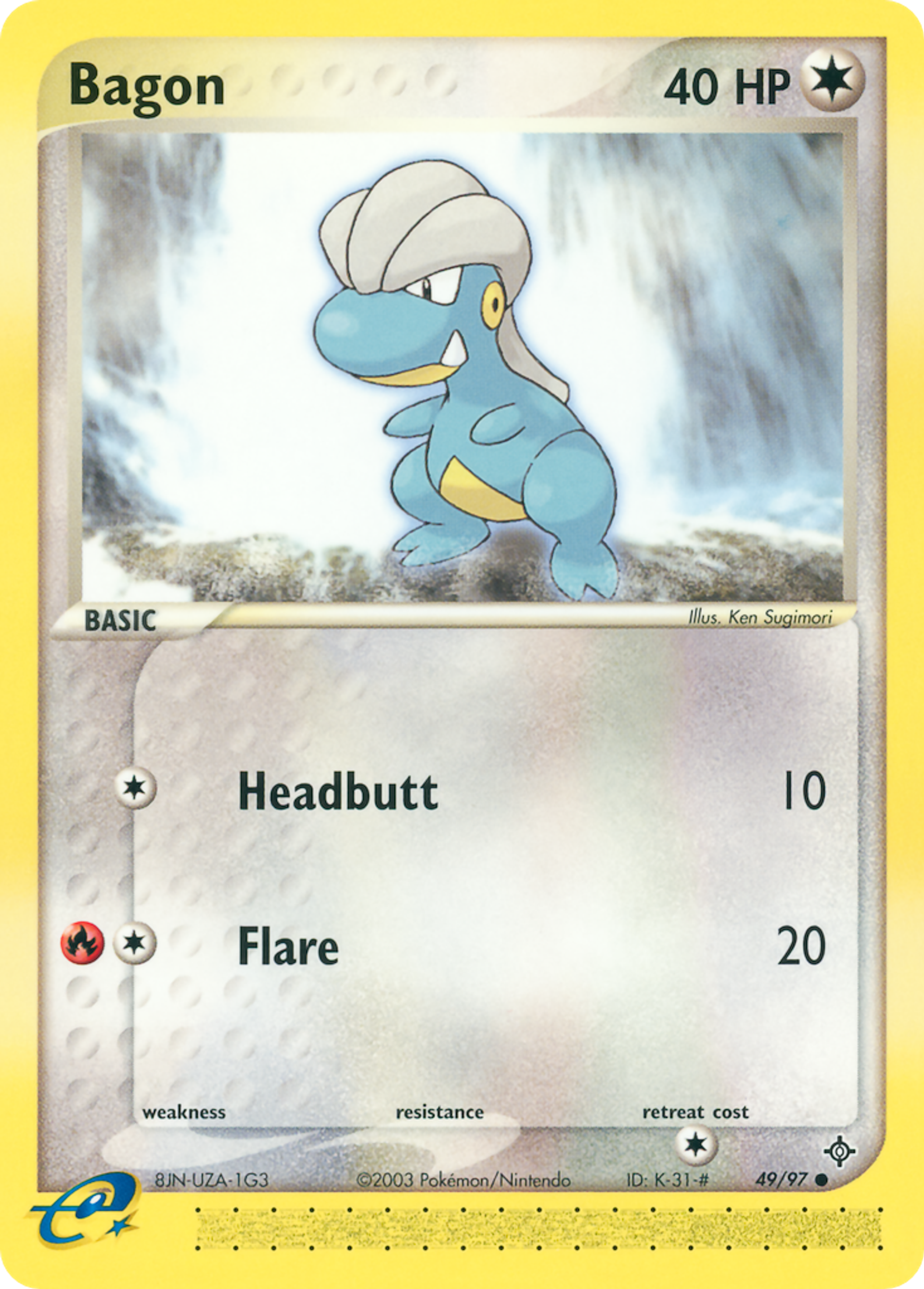Bagon — EX Dragon — Pokémon