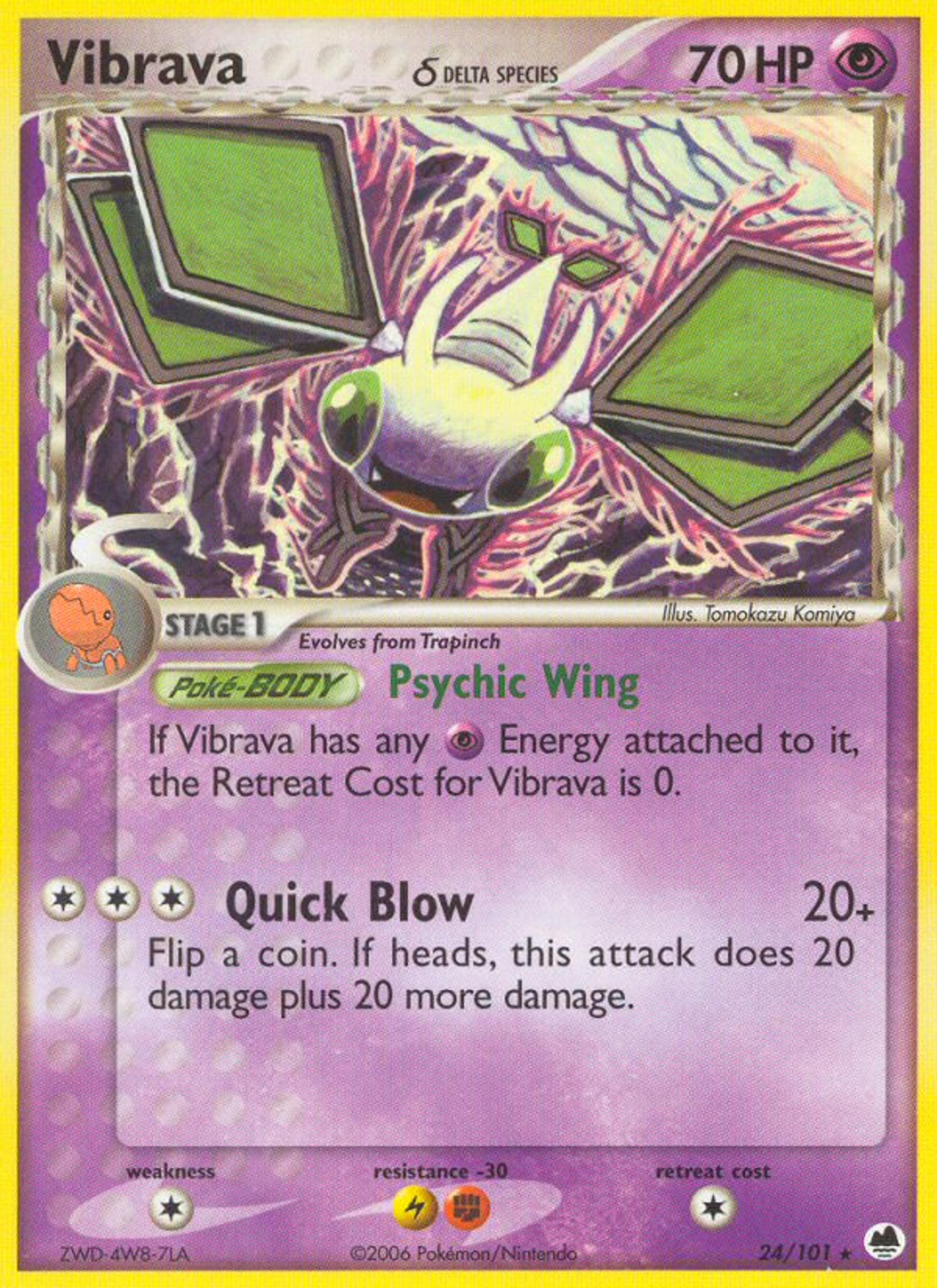 Vibrava — EX Dragon Frontiers — Pokémon
