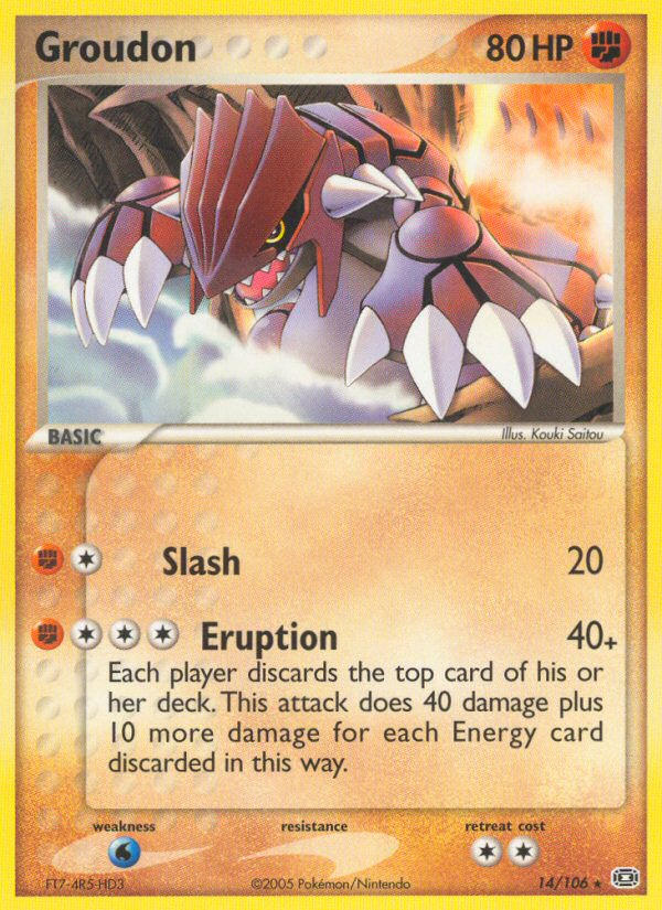 Groudon — EX Emerald — Pokemon