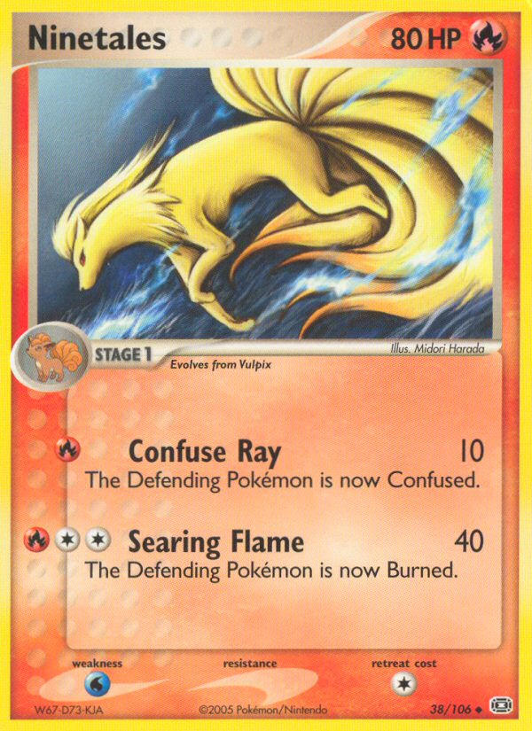 Ninetales — EX Emerald — Pokemon