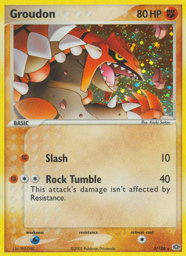 Groudon — EX Emerald — Pokemon