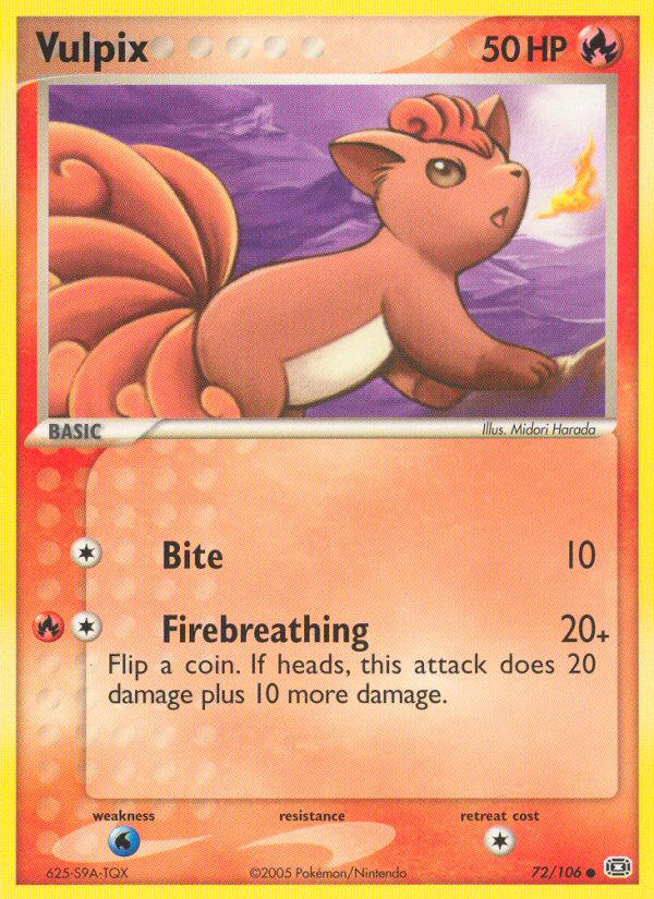 Vulpix — EX Emerald — Pokemon