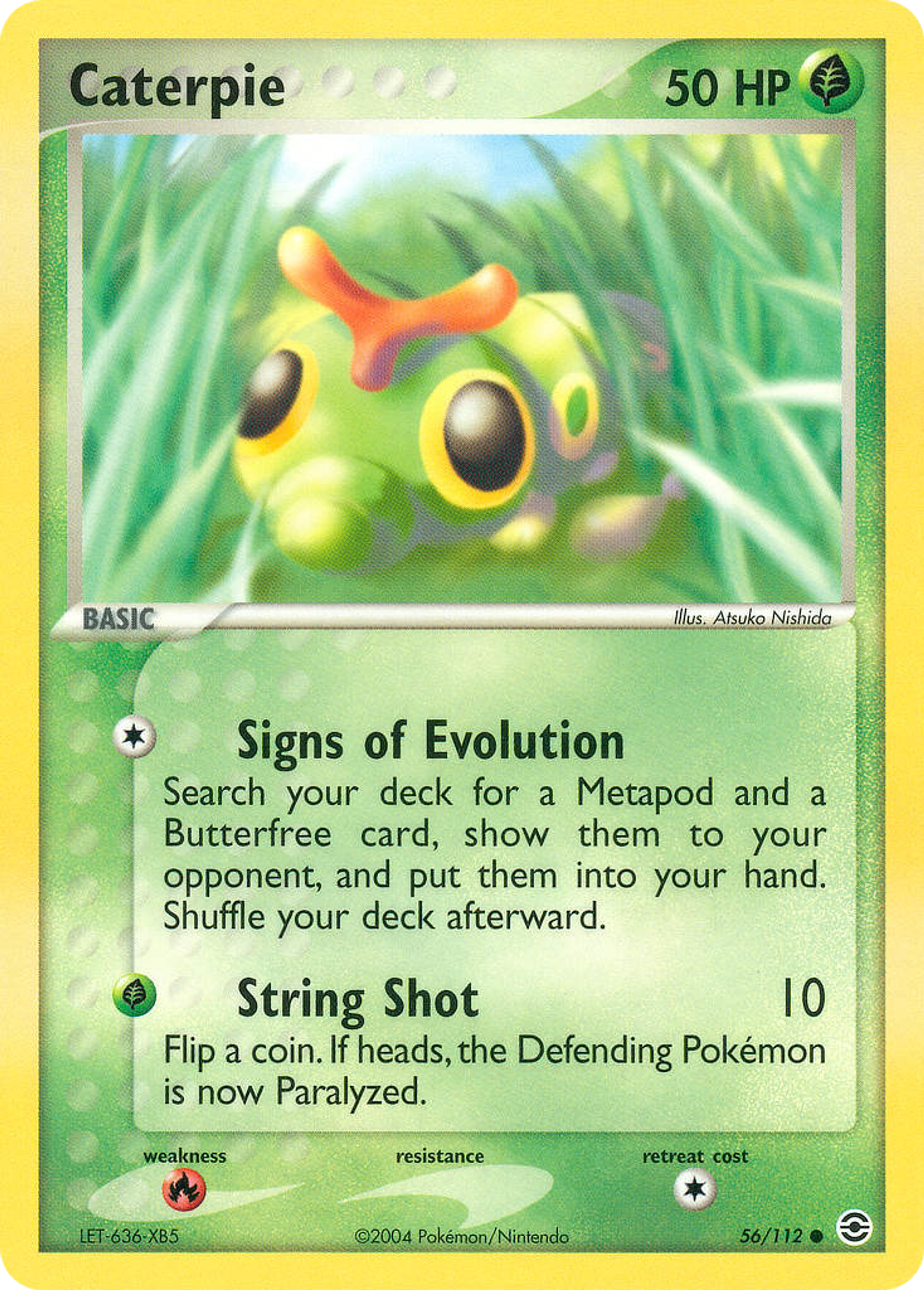 Caterpie — EX FireRed & LeafGreen — Pokémon