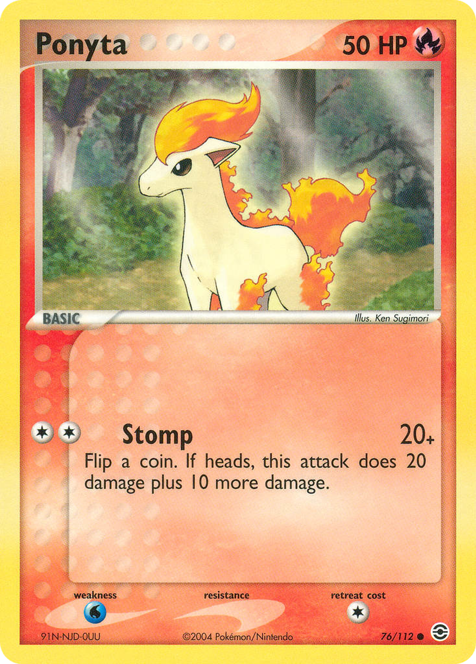 Ponyta — EX FireRed & LeafGreen — Pokémon