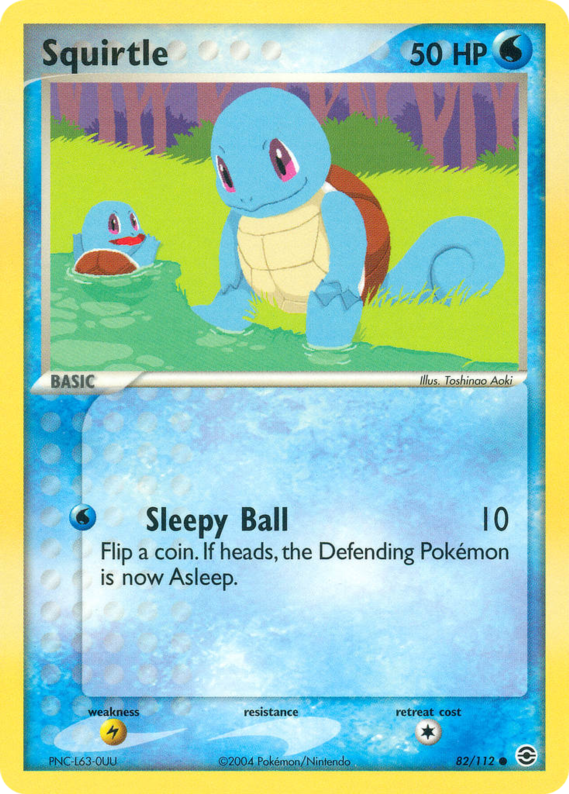 Squirtle — EX FireRed & LeafGreen — Pokémon