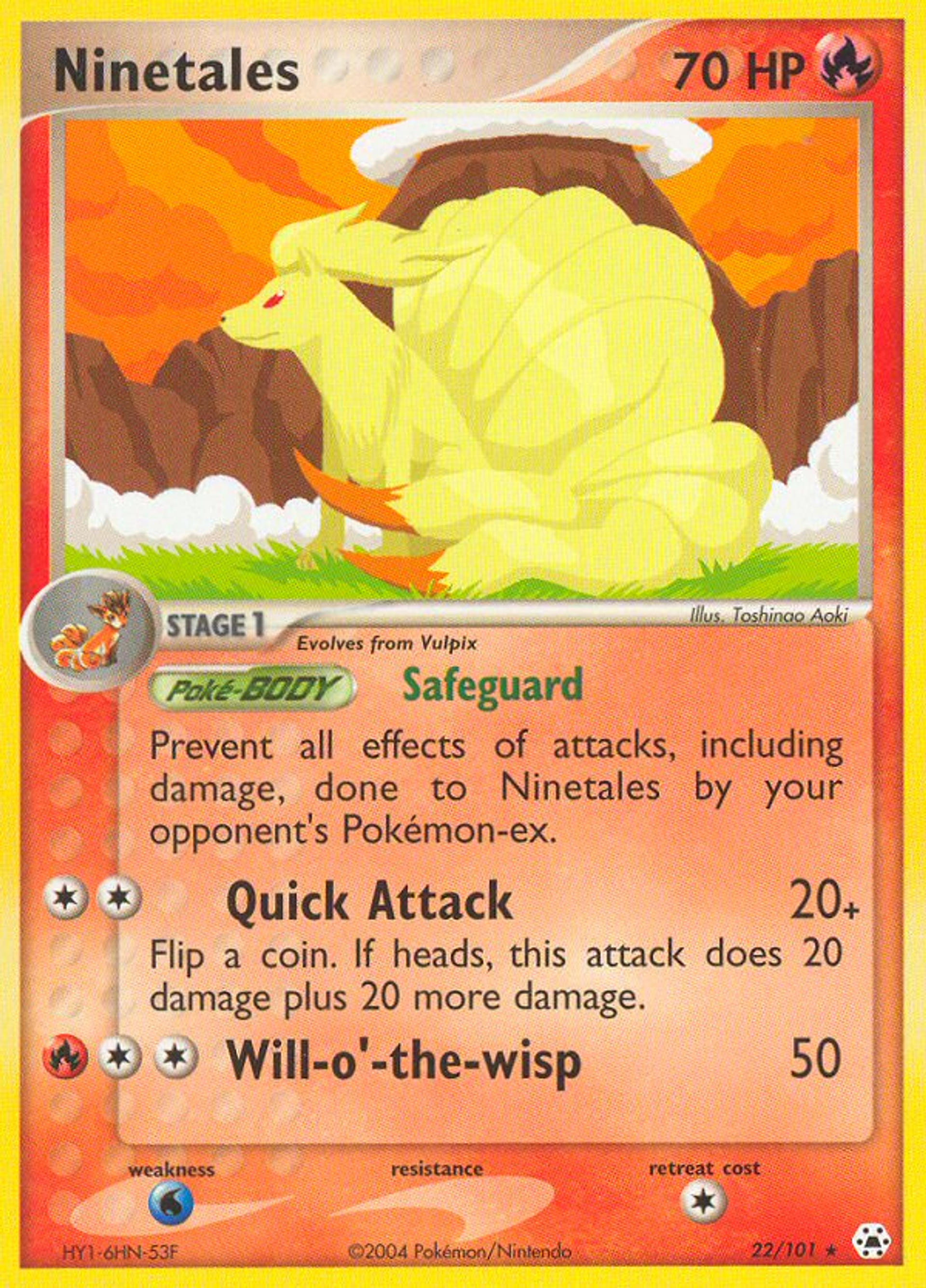 Feunard — EX Hidden Legends — Pokémon