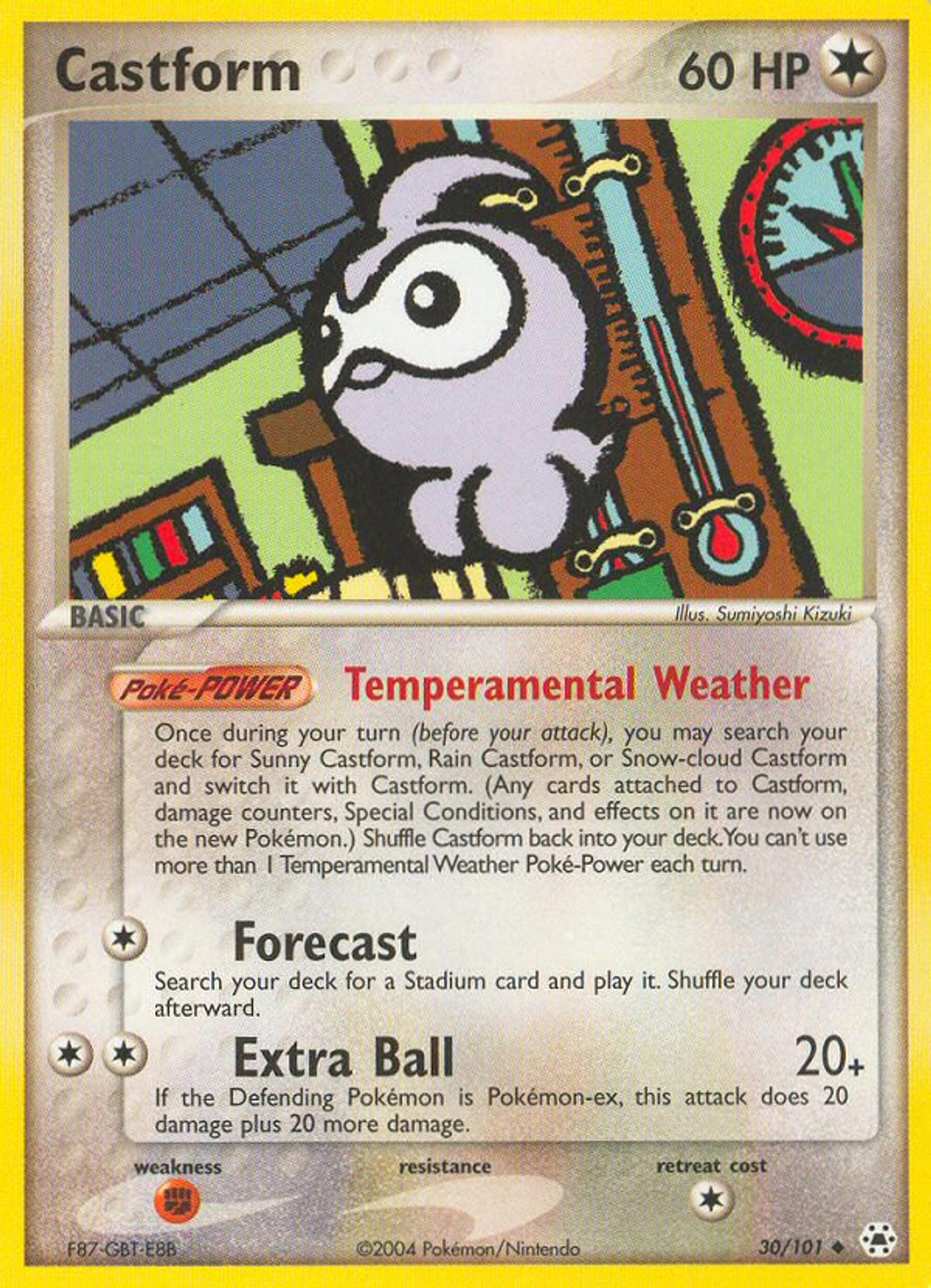 Castform — EX Hidden Legends — Pokémon
