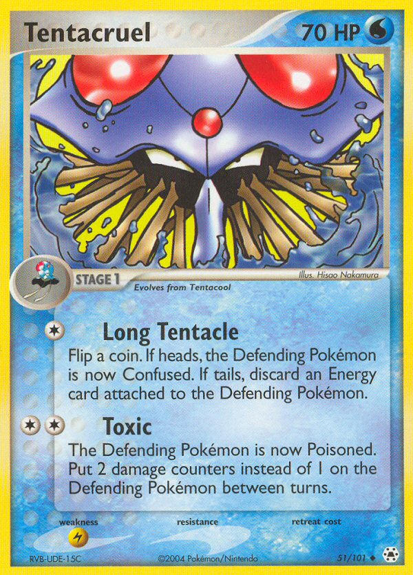 Tentacruel — EX Hidden Legends — Pokemon