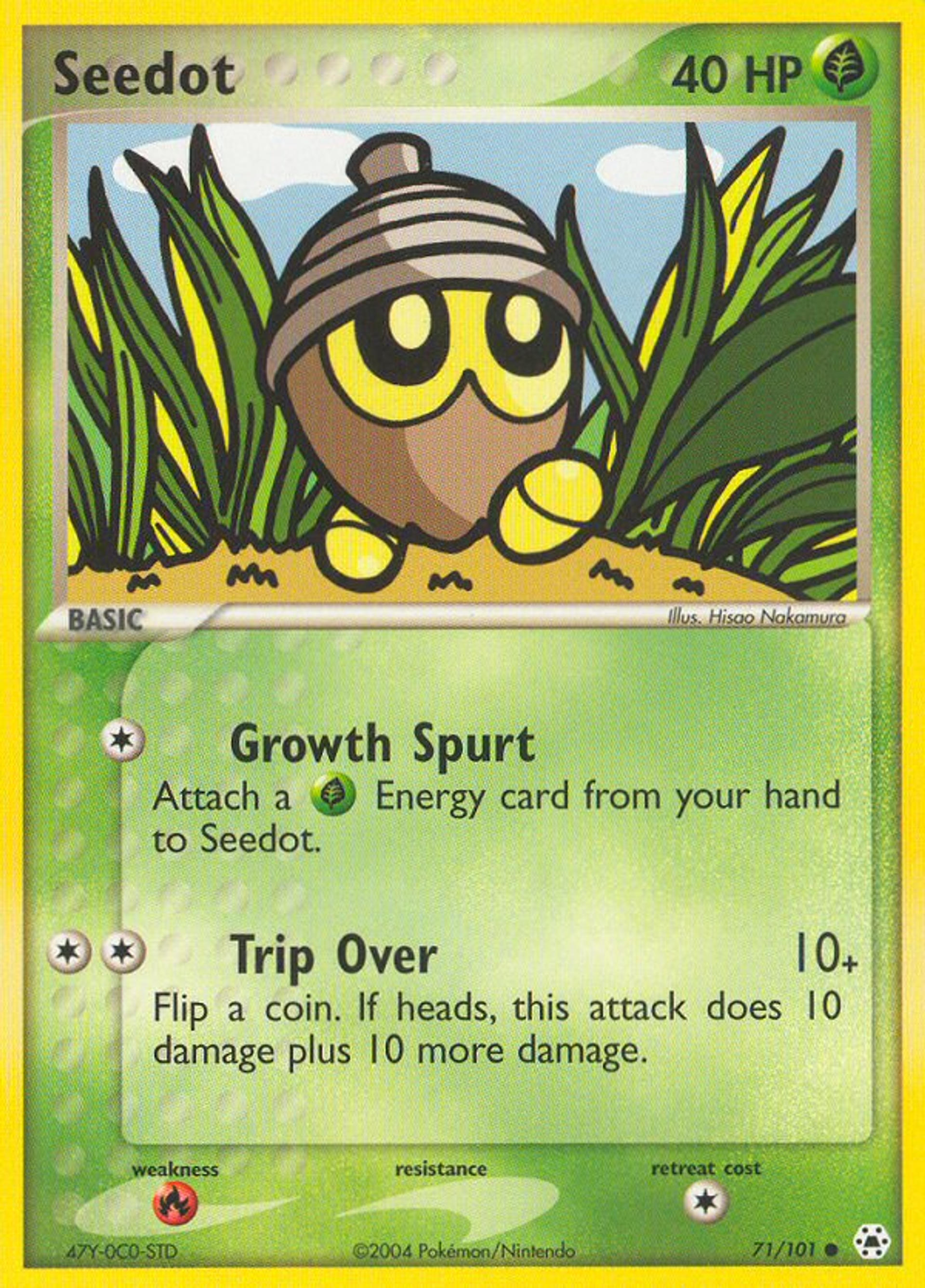 Seedot — EX Hidden Legends — Pokémon