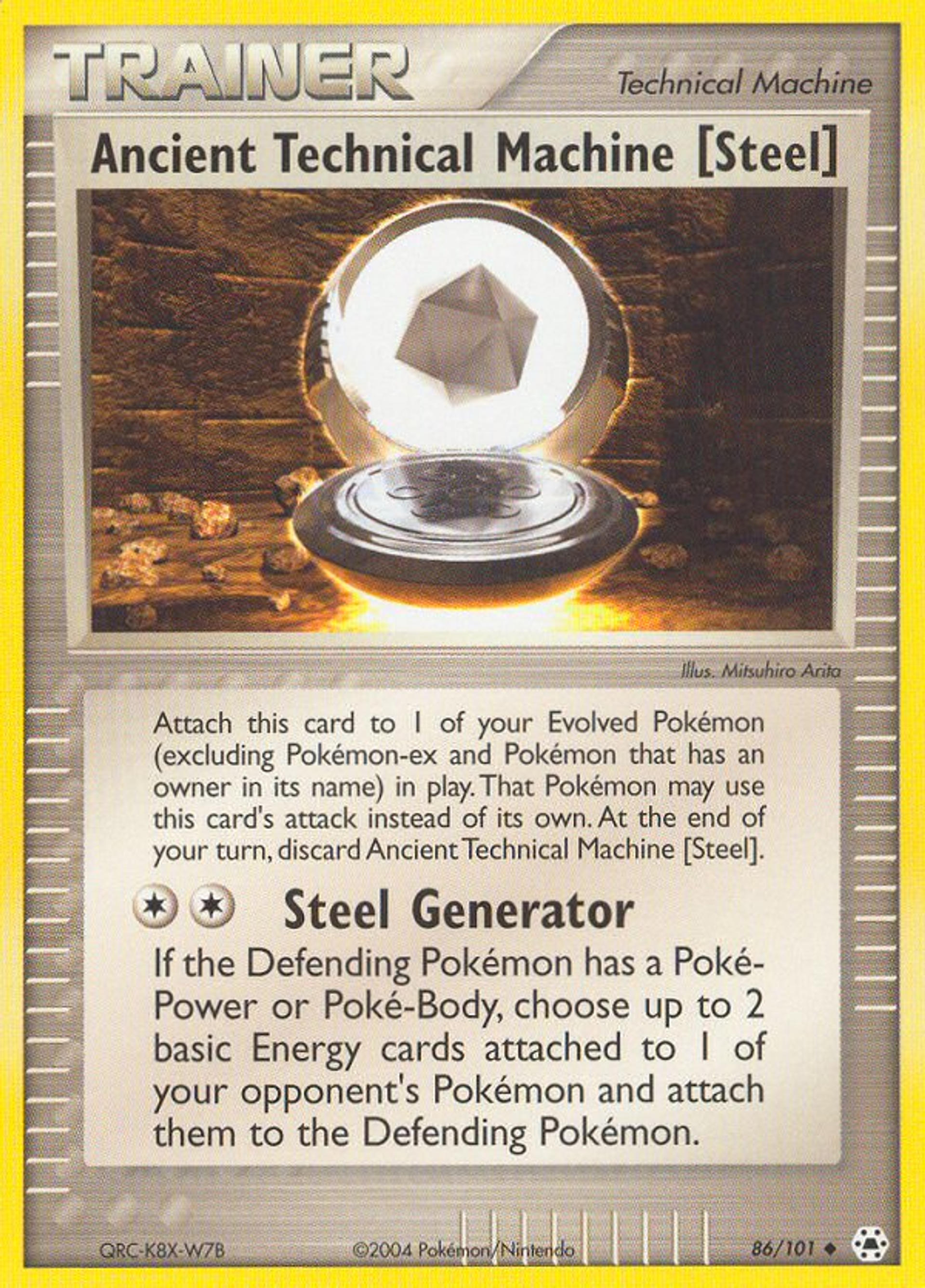 Machine Technique Ancienne — EX Hidden Legends — Pokémon