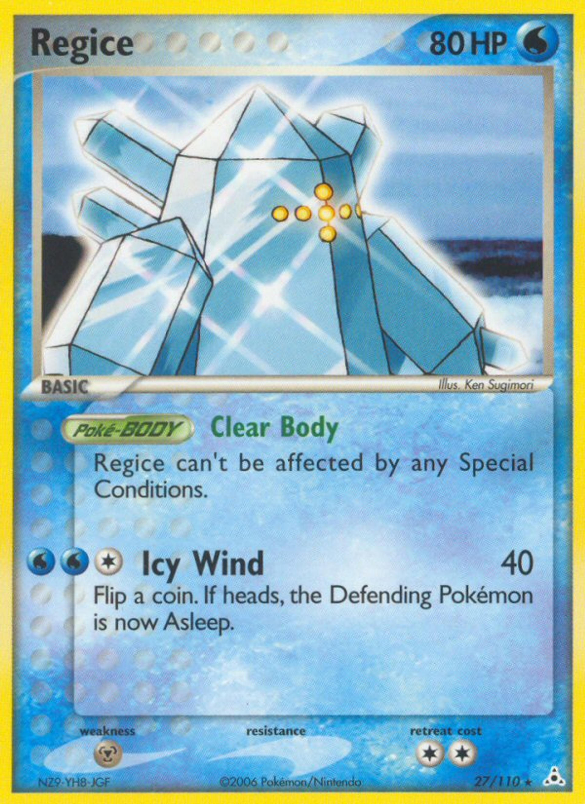 Regice — EX Holon Phantoms — Pokémon