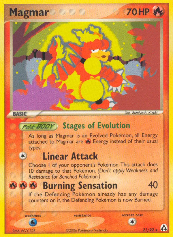 Magmar — EX Legend Maker — Pokemon