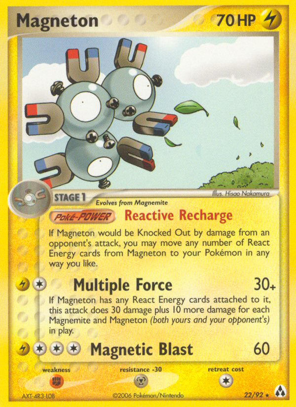 Magneton — EX Legend Maker — Pokemon