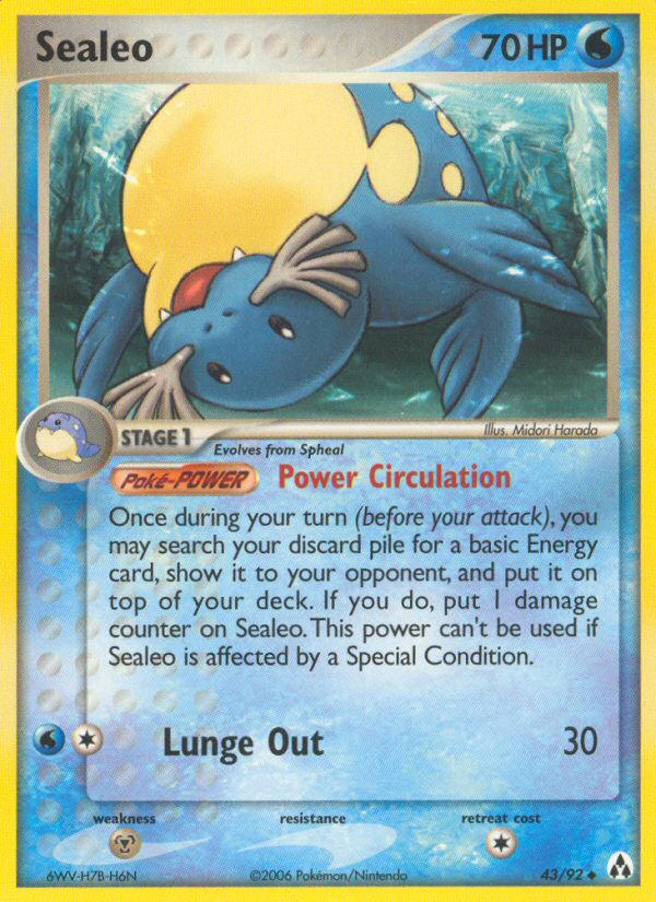 Sealeo — EX Legend Maker — Pokemon