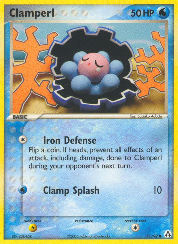 Clamperl — EX Legend Maker — Pokemon